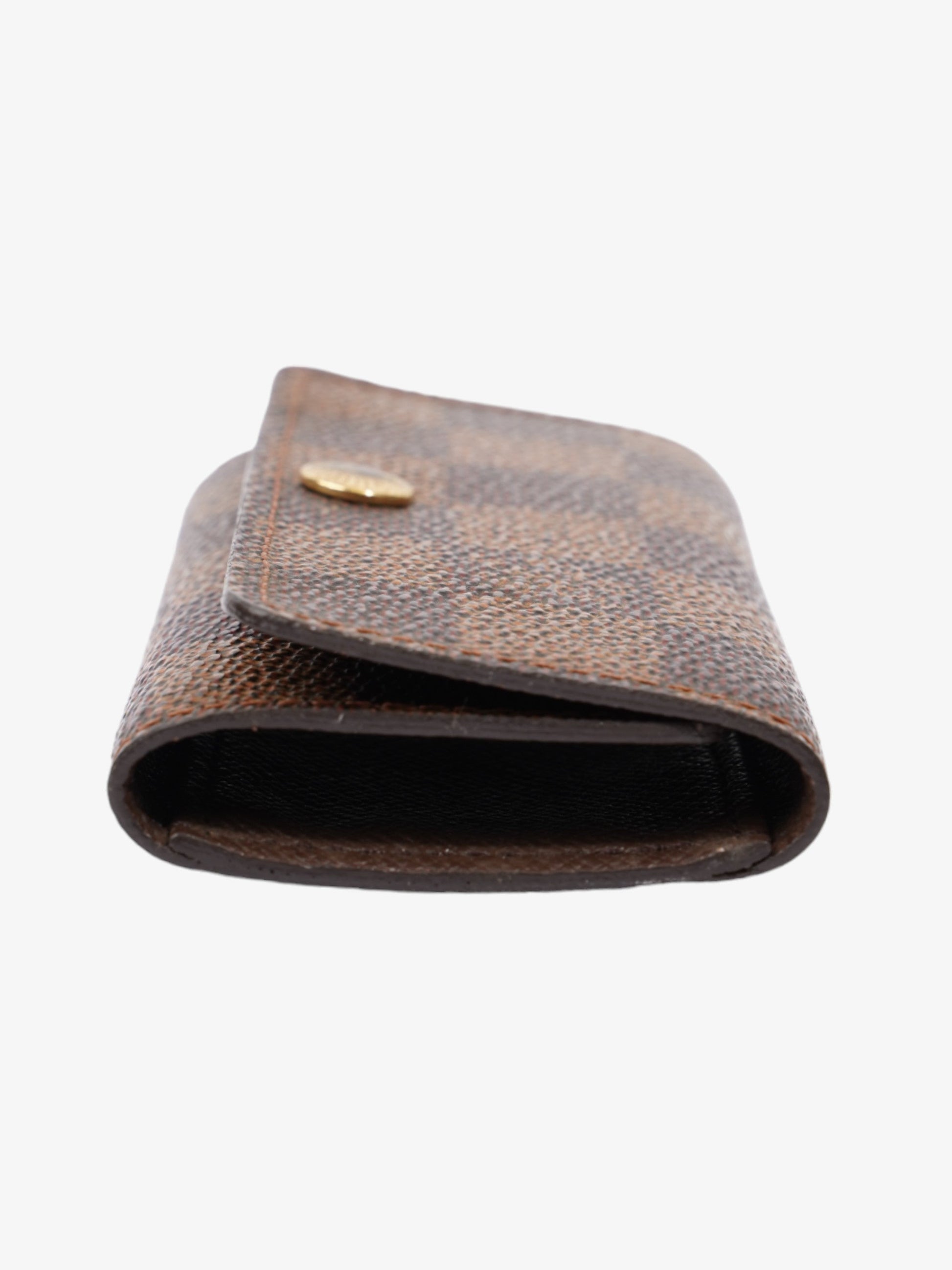 Louis Vuitton Multicles 4 Holder Ebene Coated Damier Canvas Coated Canvas Apparel