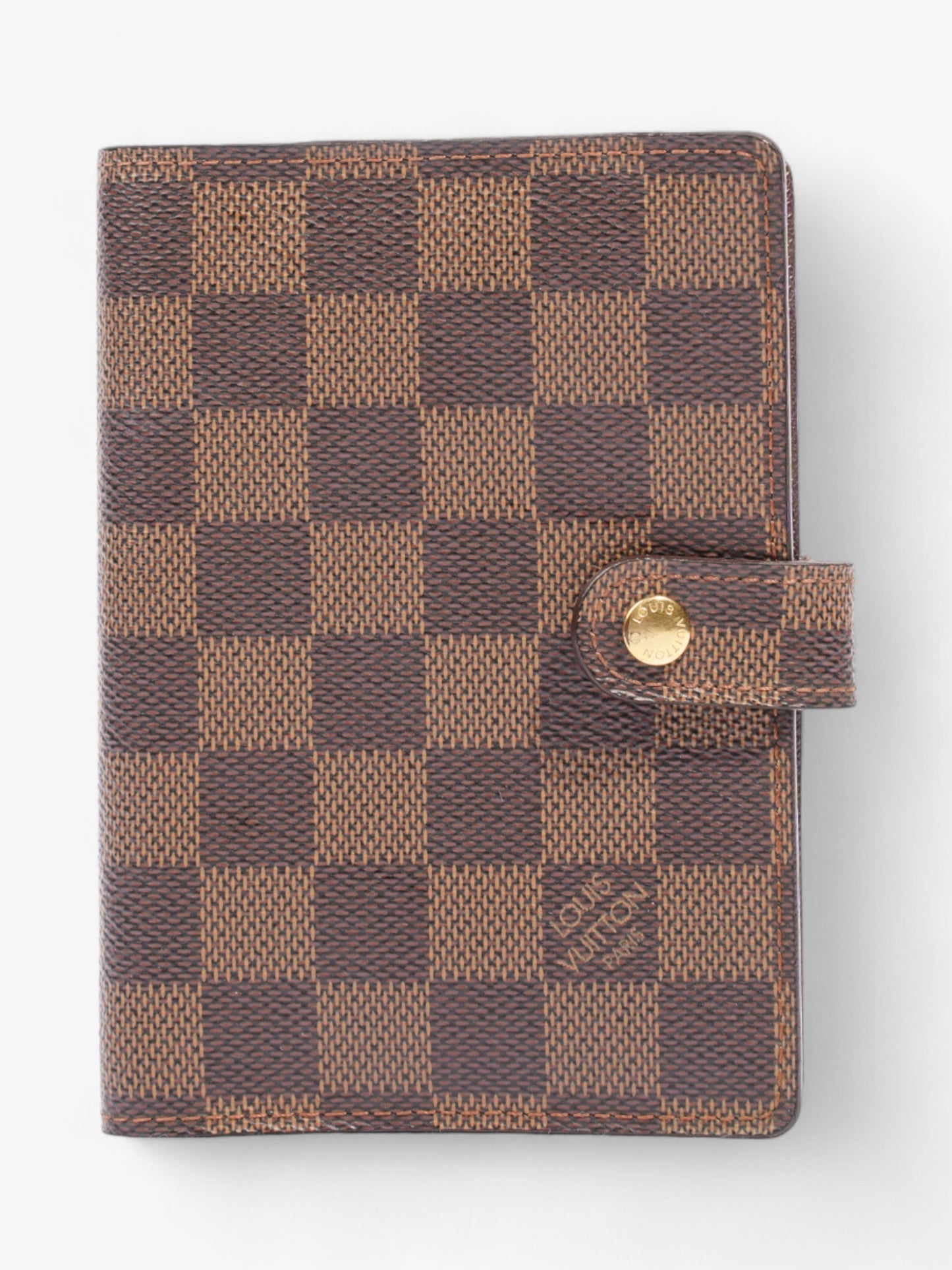 Louis Vuitton Agenda Cover Ebene Coated PM Damier Canvas Coated Canvas Apparel