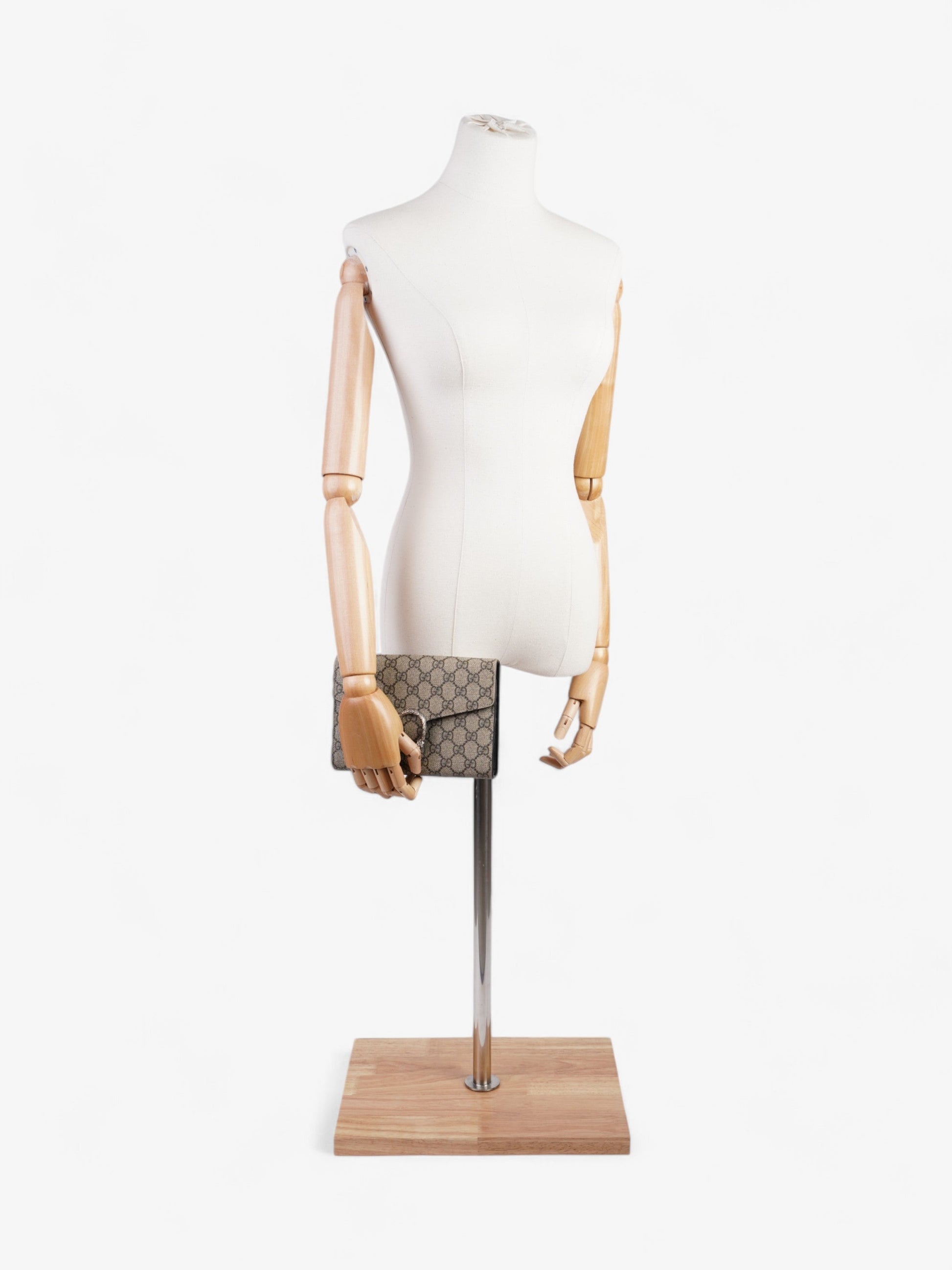 Gucci Dionysus Clutch Supreme Coated Canvas Clutch Bag
