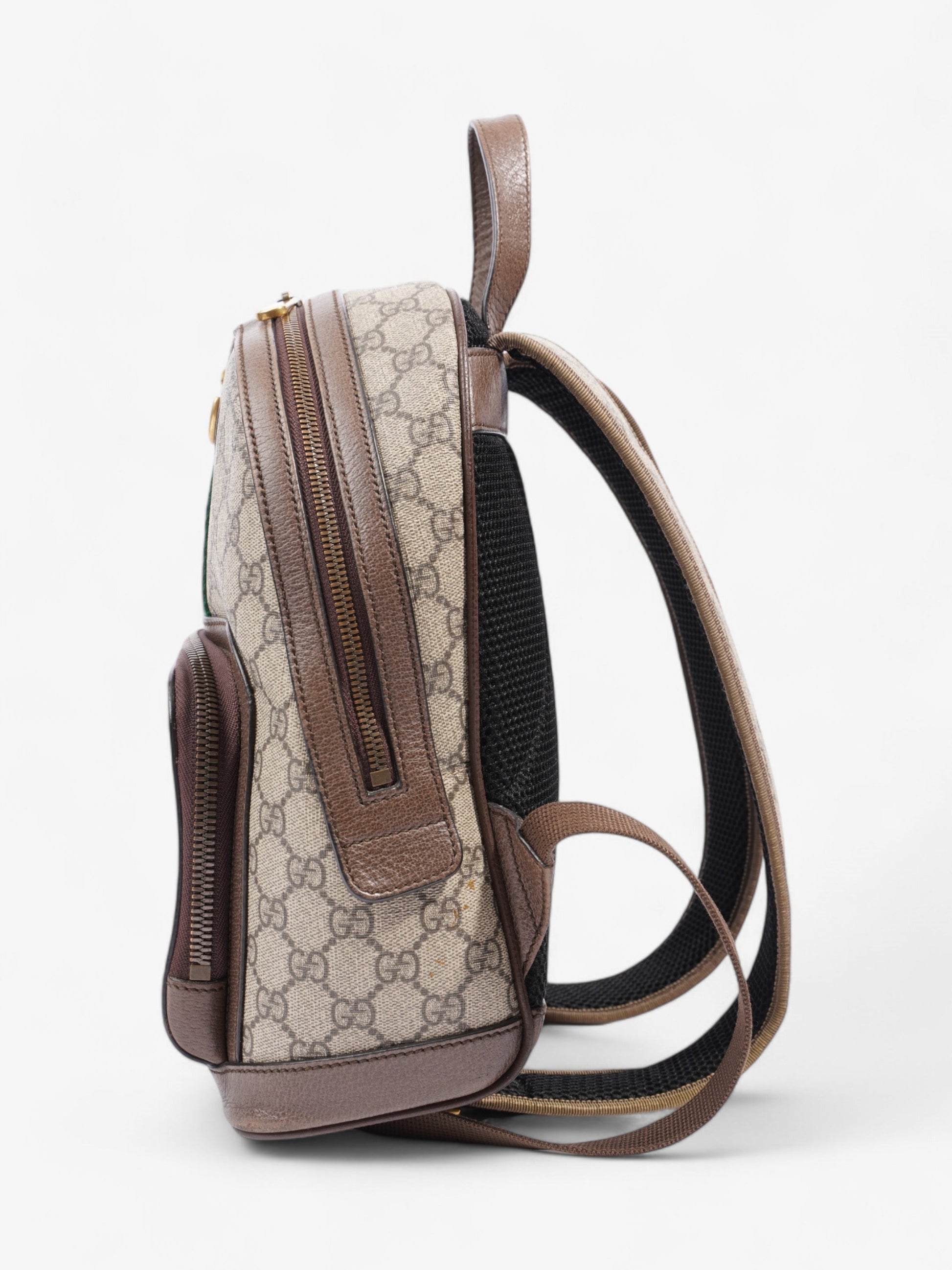 Gucci Ophidia Backpack Supreme Coated Canvas Green