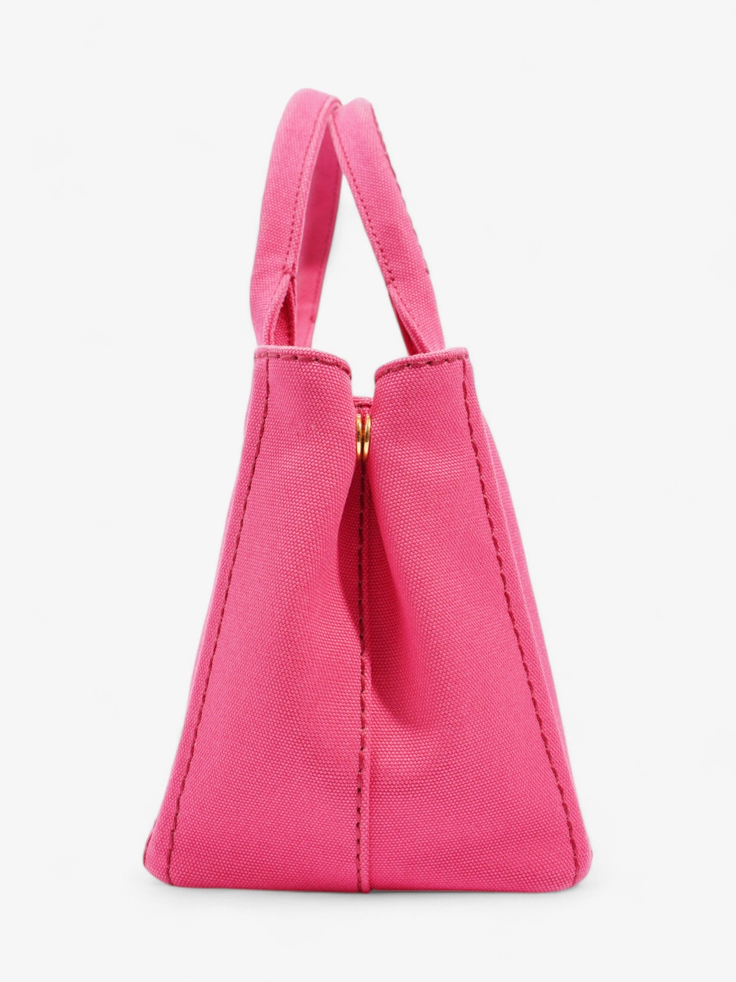 Prada Canapa Way Handbag Cotton Pink Travel Bag