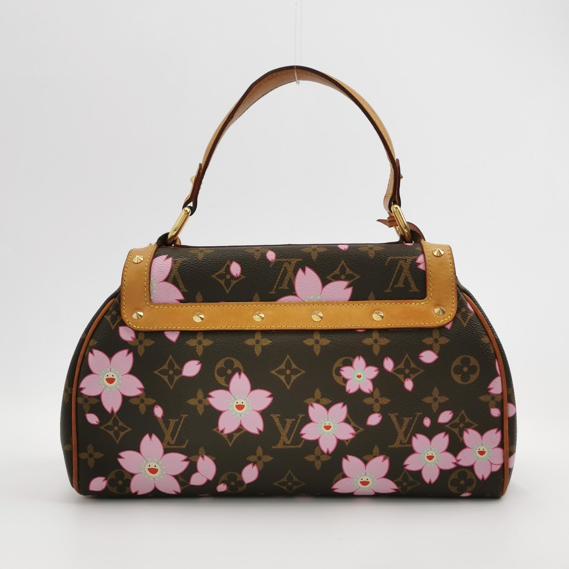 Louis Vuitton x Takashi Murakami Cherry Blossom Sack Monogram Sack Reto Handbag