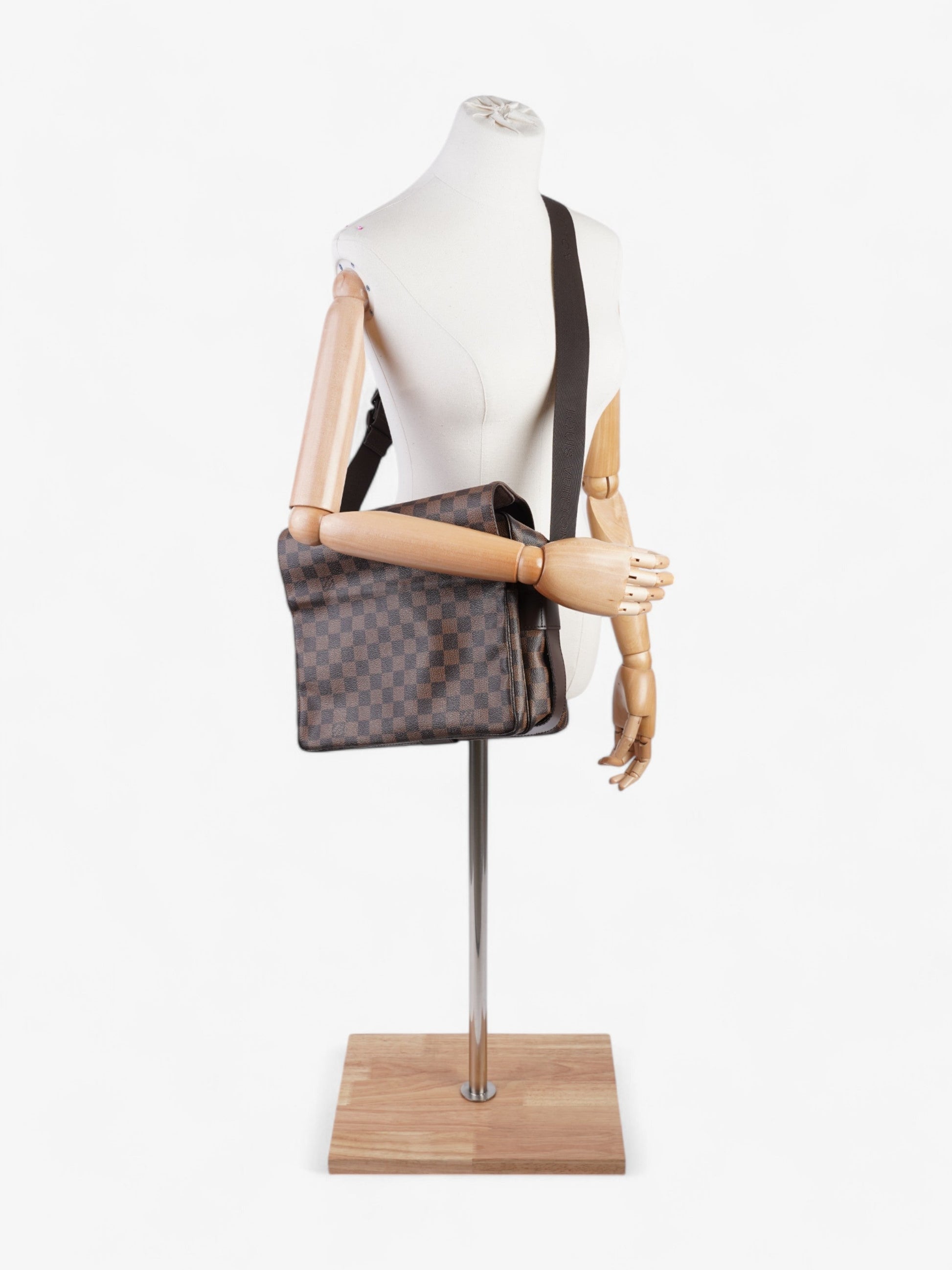 Louis Vuitton Naviglio Ebene Coated Damier Canvas Coated Canvas Apparel