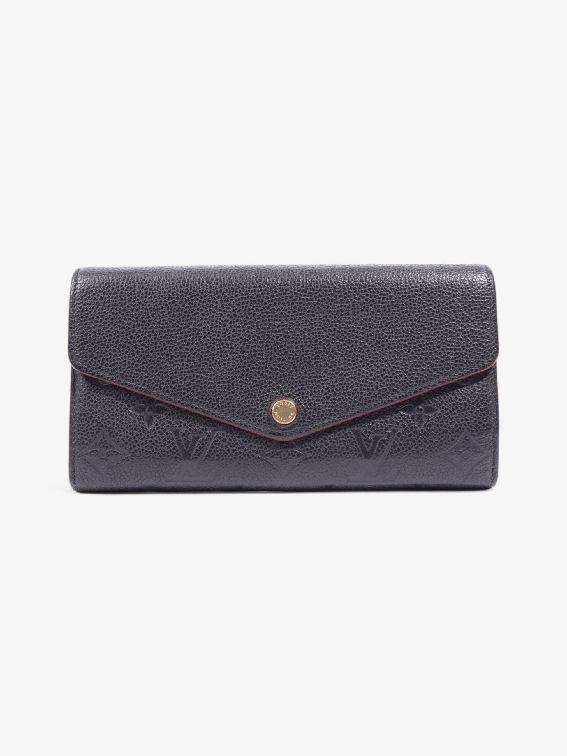 Louis Vuitton Sarah Black Leather Empreinte Wallet Case Leather 4