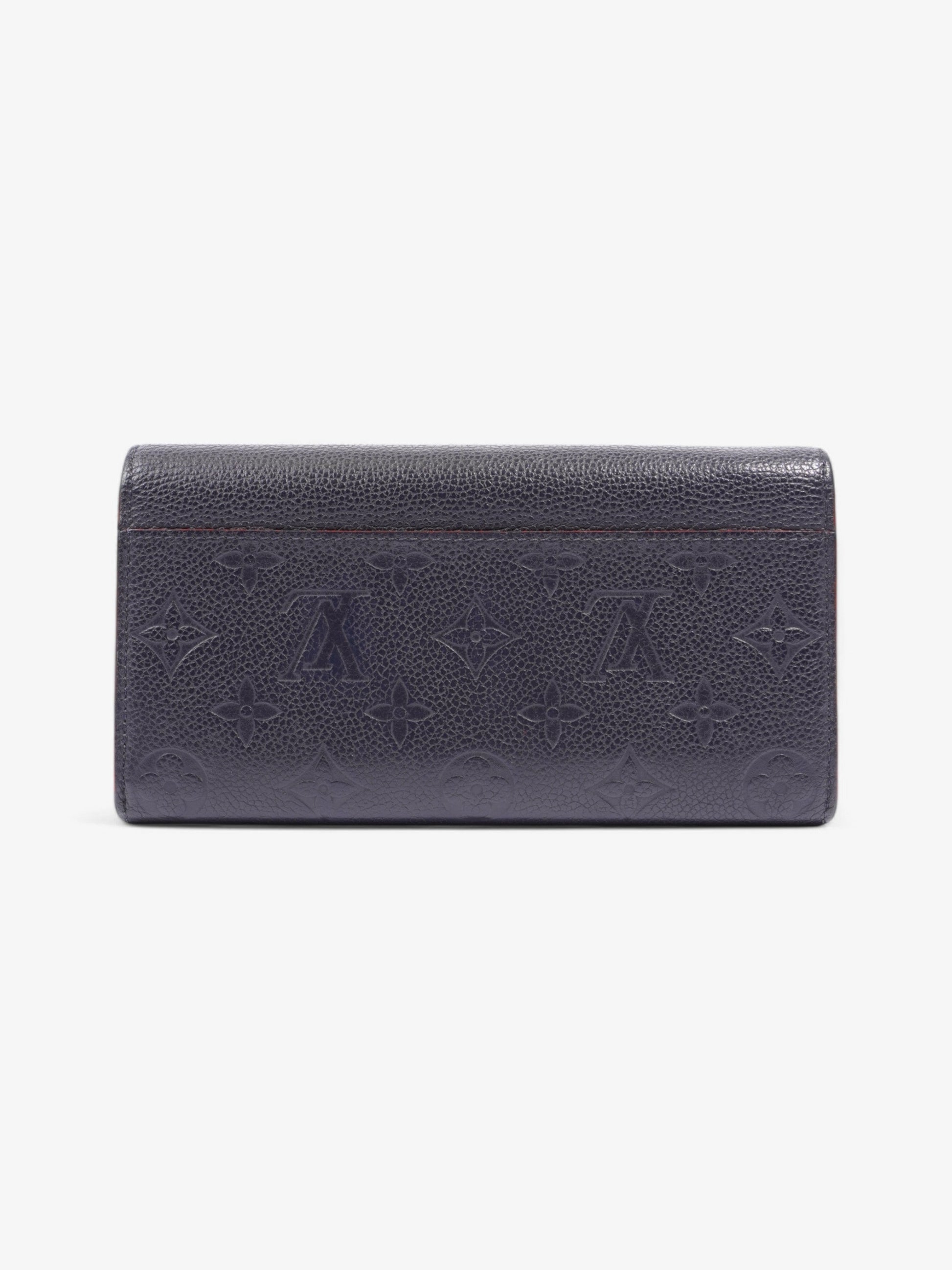 Louis Vuitton Sarah Black Leather Empreinte Wallet Case Leather 4