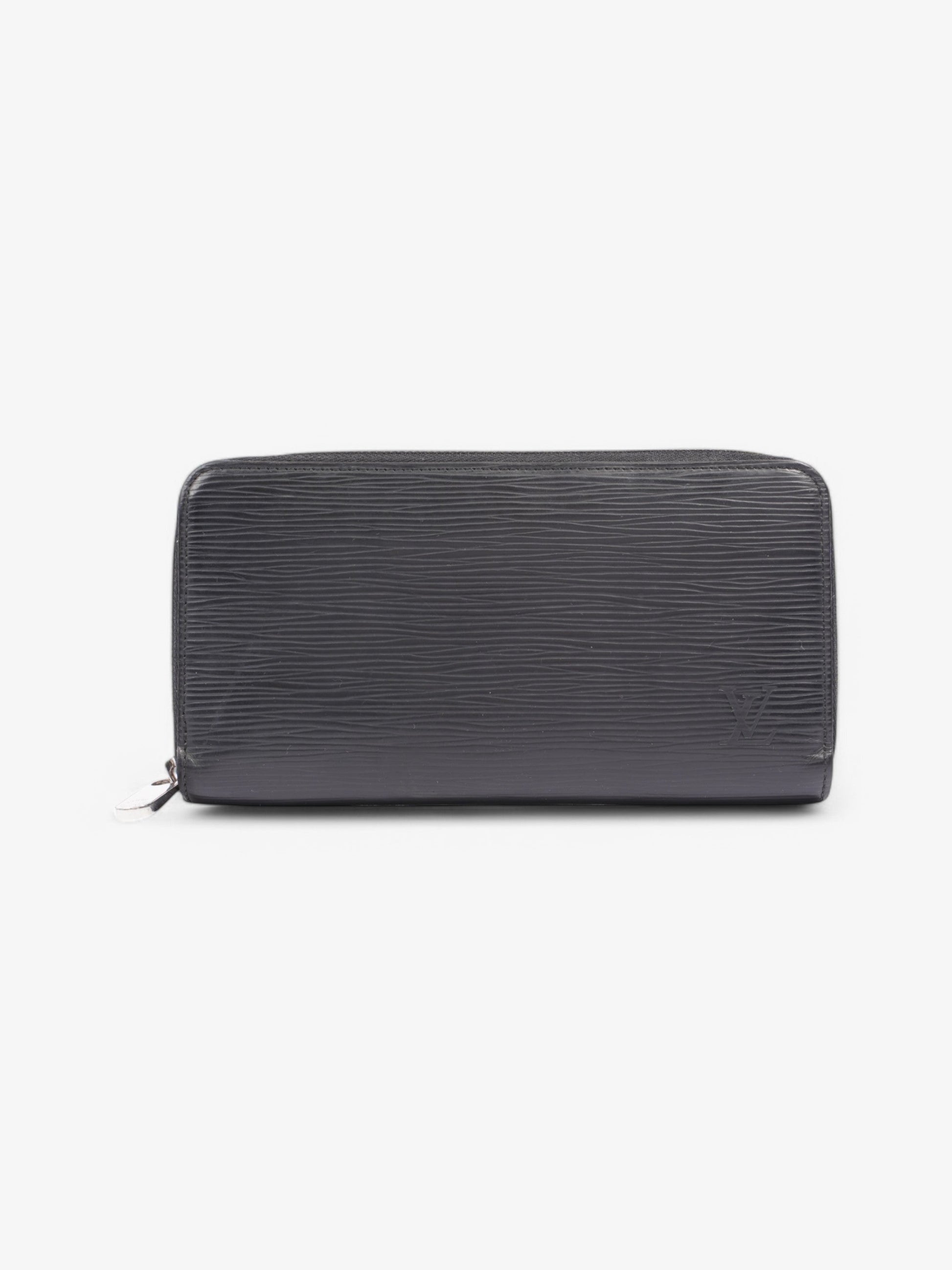 Louis Vuitton Zippy Epi Leather Black Wallet Case Leather 4