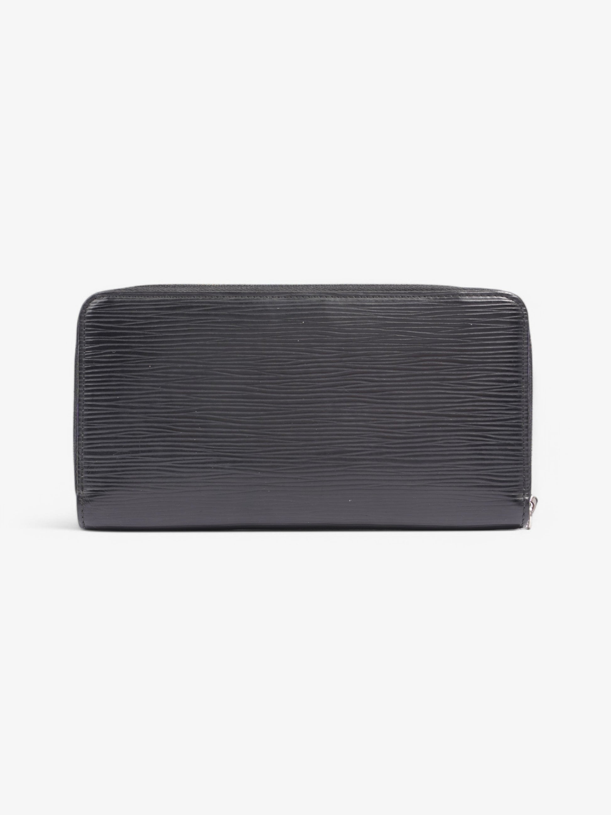 Louis Vuitton Zippy Epi Leather Black Wallet Case Leather 4