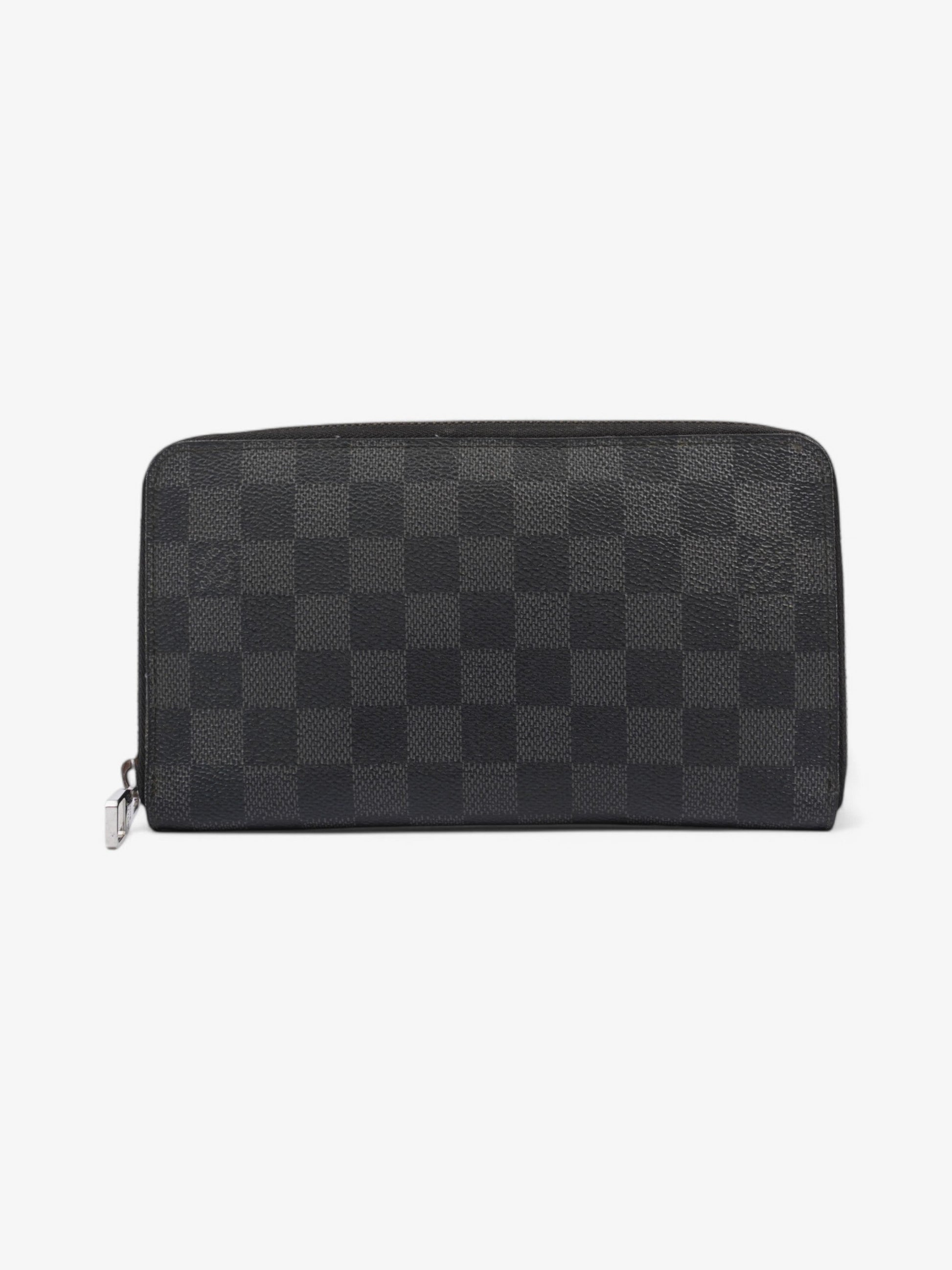 Louis Vuitton Zippy Organiser Graphite Coated Damier Canvas Coated Canvas Apparel