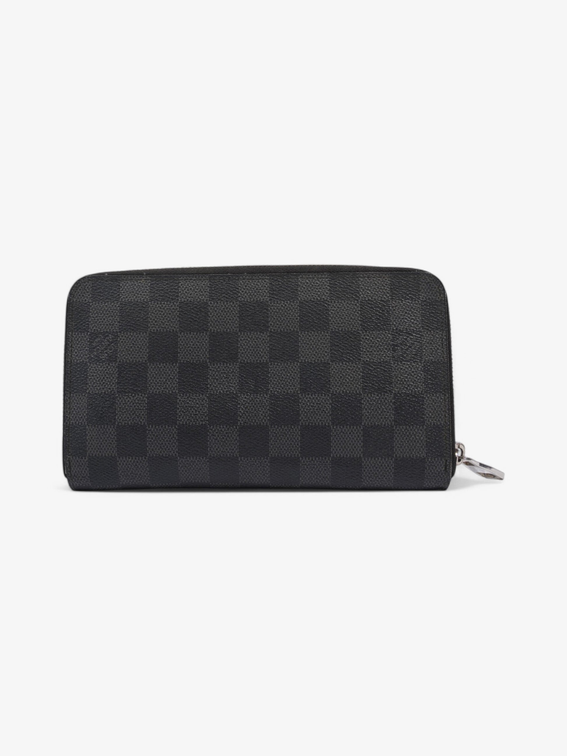 Louis Vuitton Zippy Organiser Graphite Coated Damier Canvas Coated Canvas Apparel