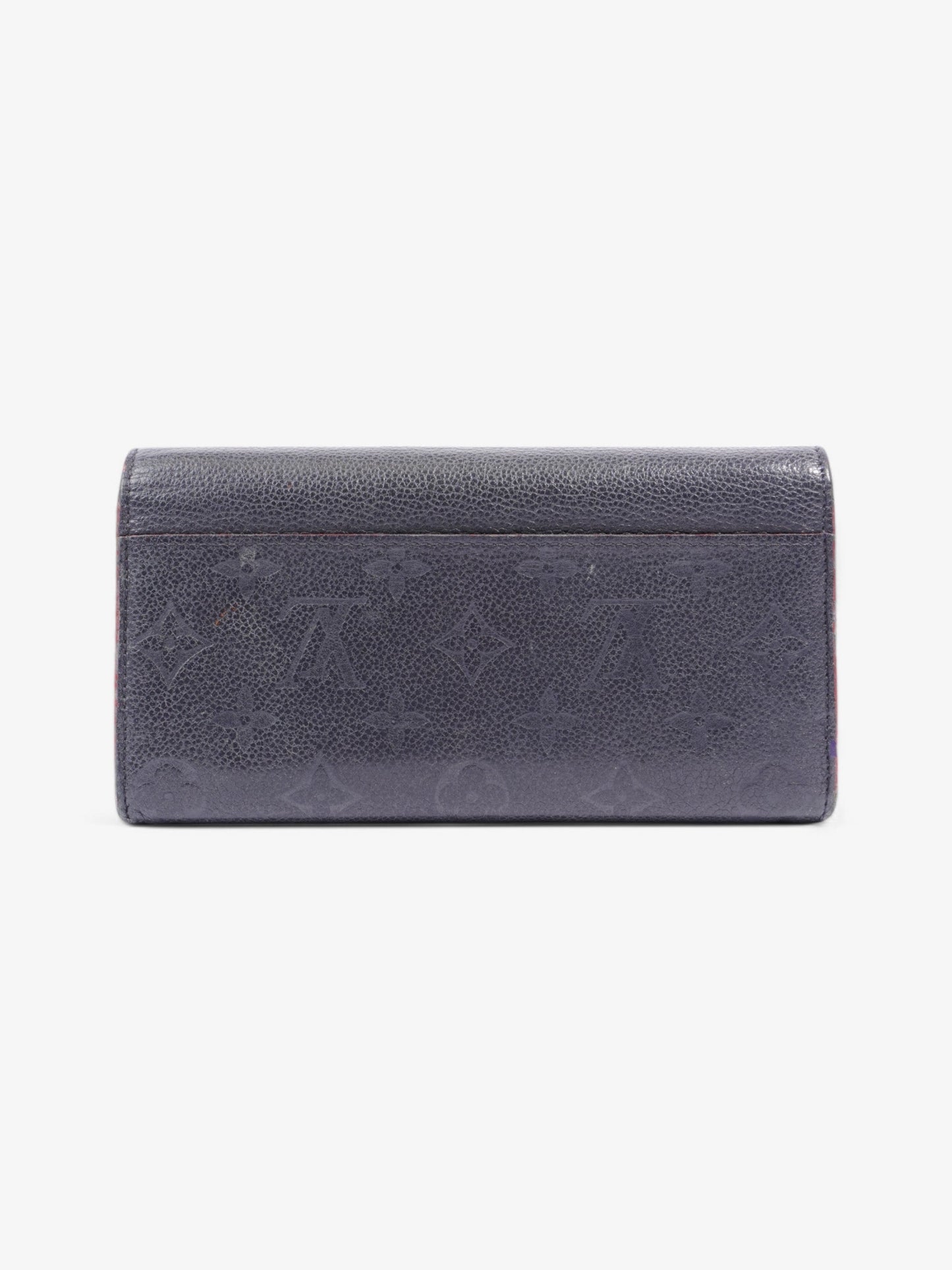 Louis Vuitton Sarah Black Leather Empreinte Wallet Case
