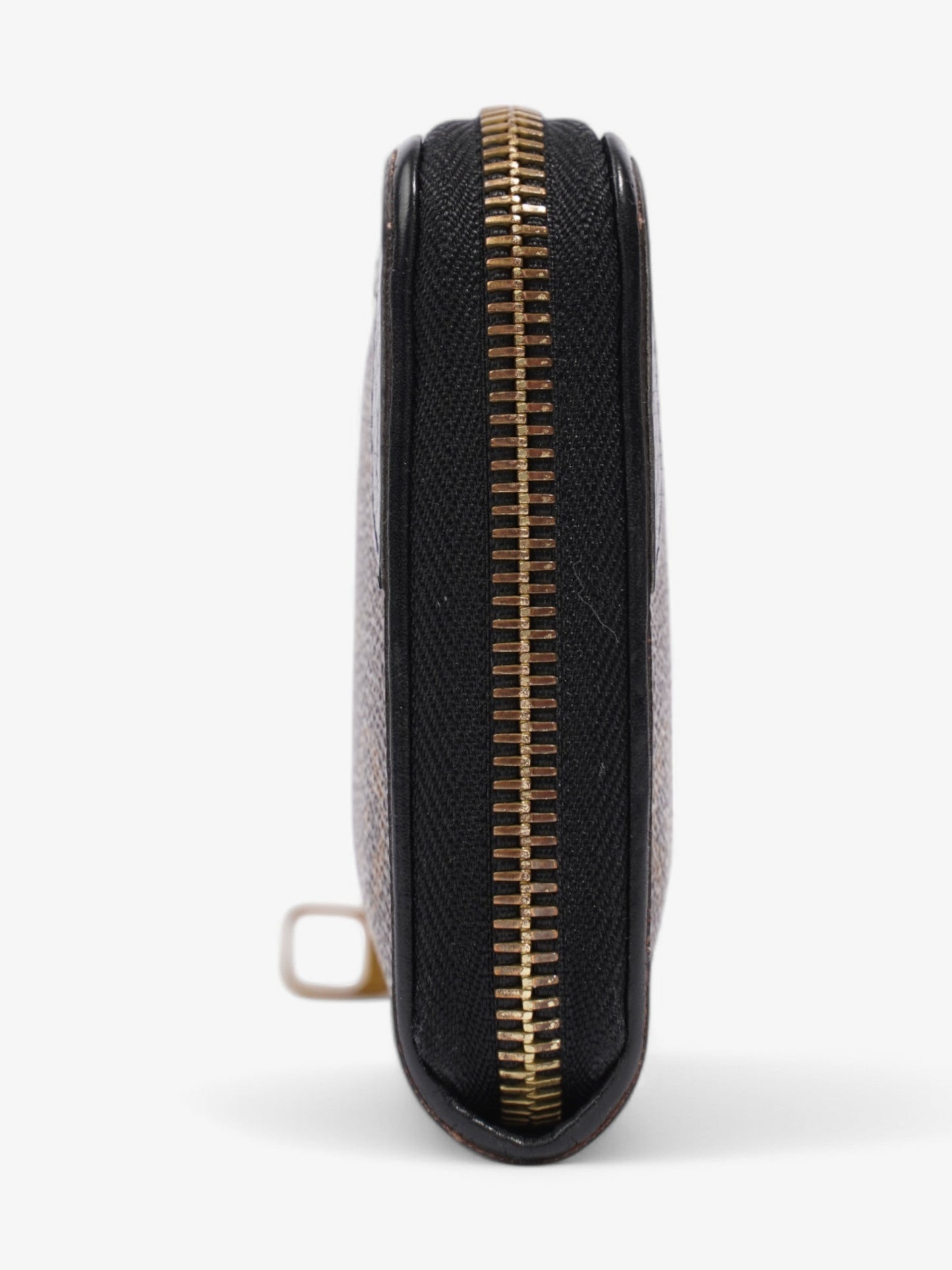 Louis Vuitton Zippy Coated Monogram Canvas Coated Canvas Black Wallet Case