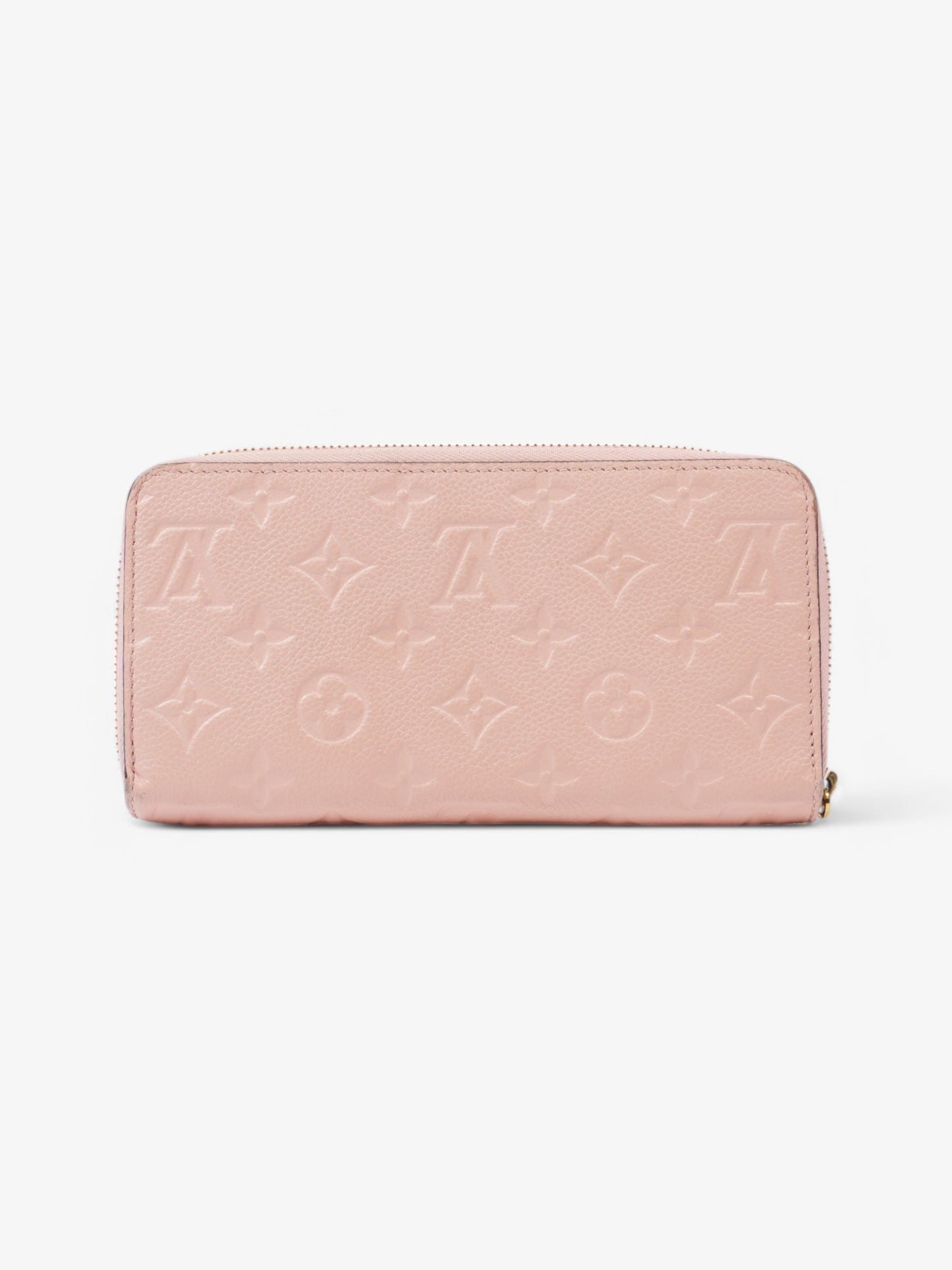 Louis Vuitton Zippy Rose Empreinte Leather Wallet Case