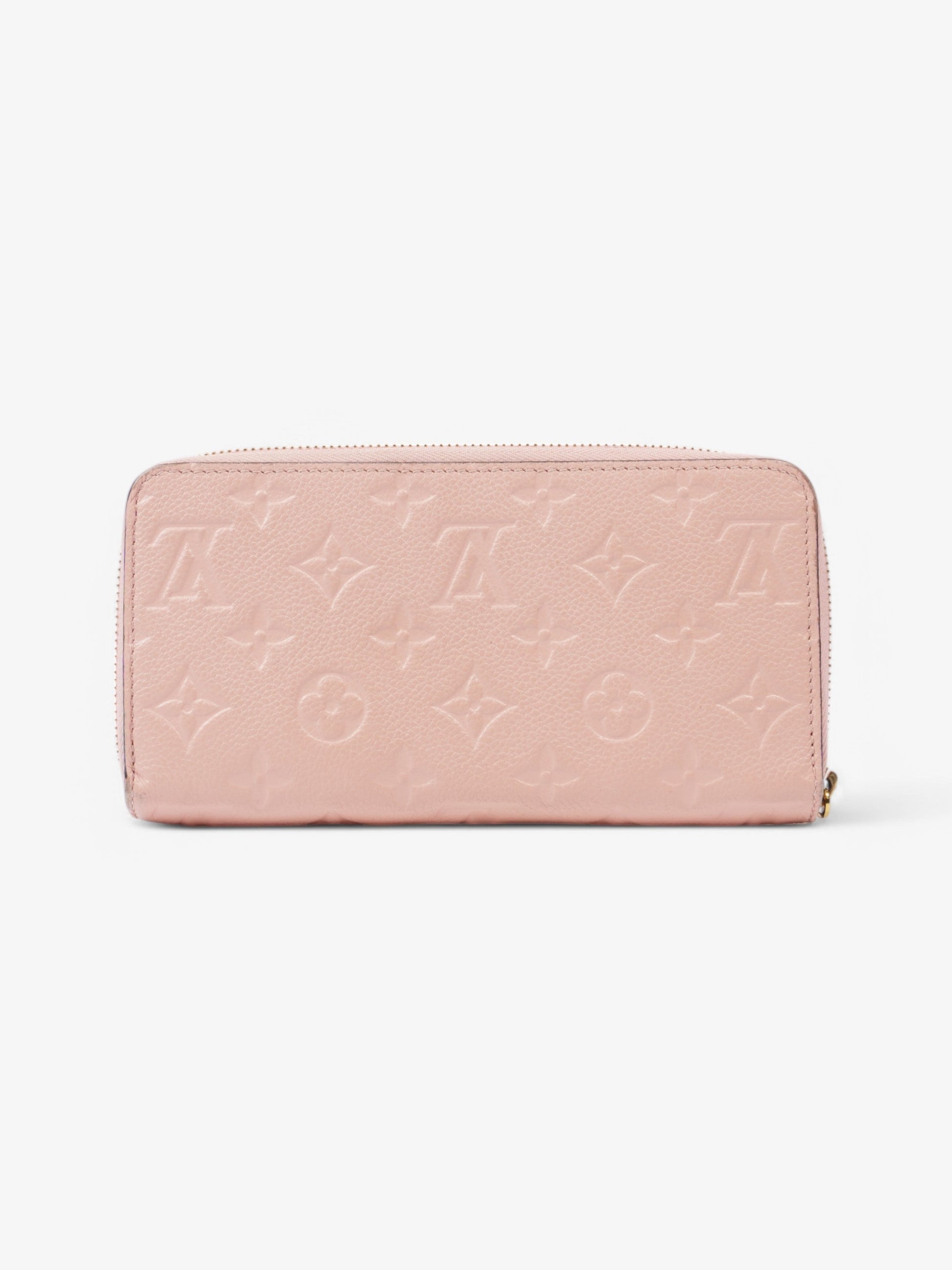 Louis Vuitton Zippy Rose Empreinte Leather Wallet Case