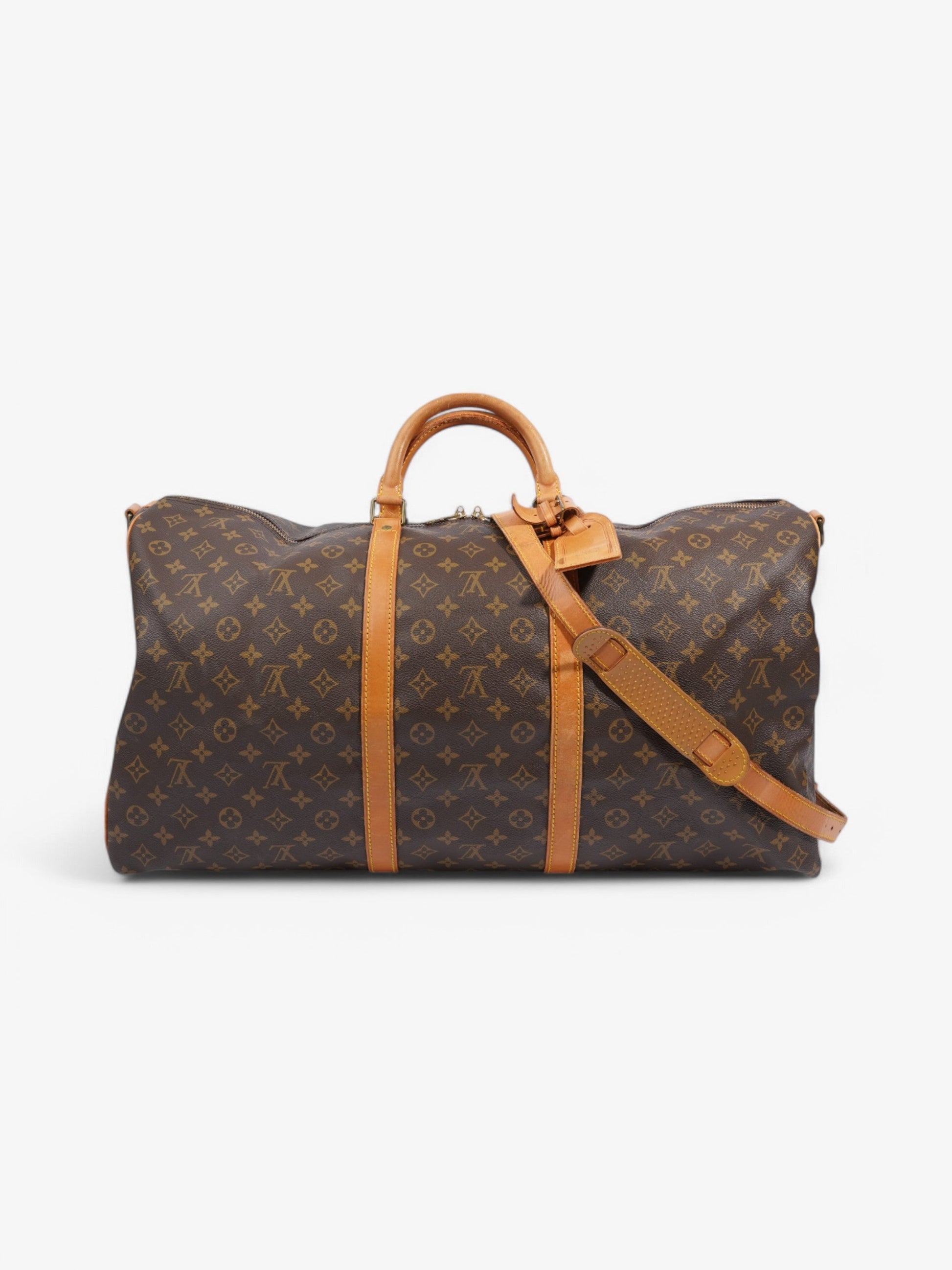 Louis Vuitton Keepall Bandouliere Coated 60 Monogram Canvas Coated Canvas Apparel Canvas 84