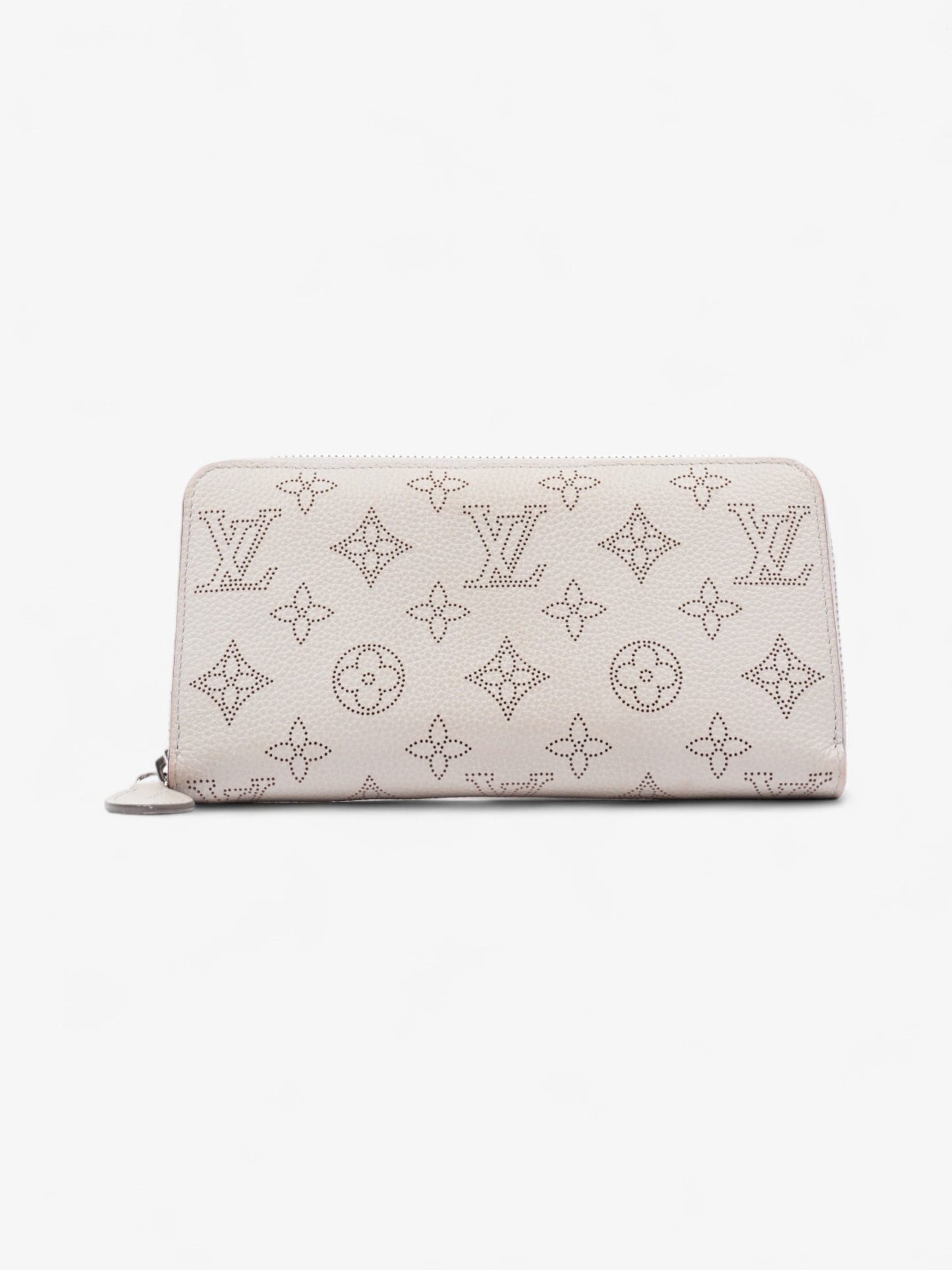 Louis Vuitton Zippy Cream Leather Wallet Case