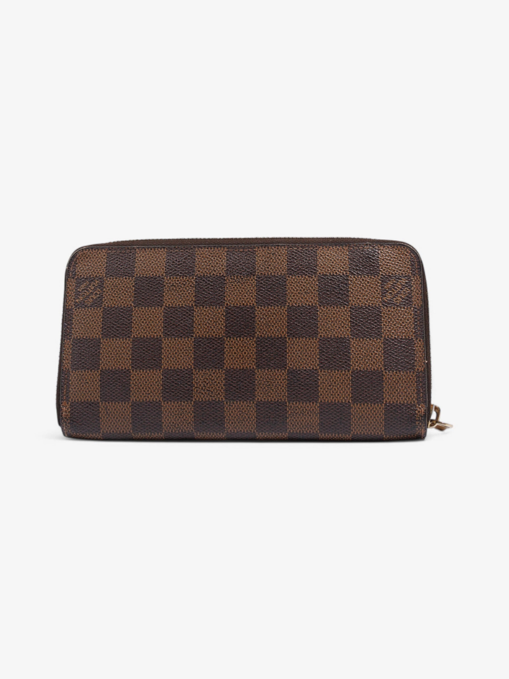 Louis Vuitton Zippy Ebene Coated Damier Canvas Coated Canvas Wallet Case Canvas 10