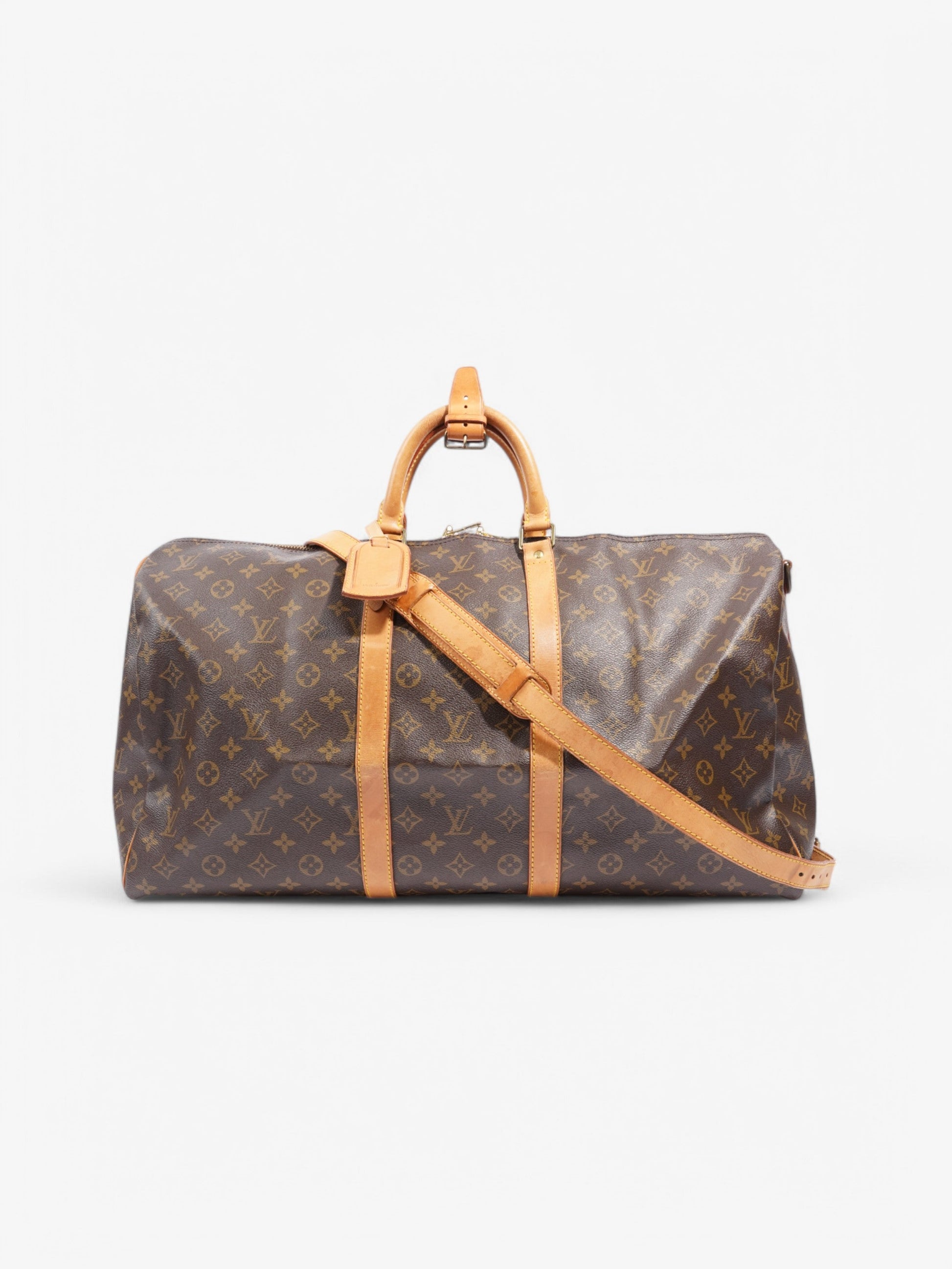 Louis Vuitton Keepall Bandouliere Coated 55 Monogram Canvas Coated Canvas Apparel Canvas 86