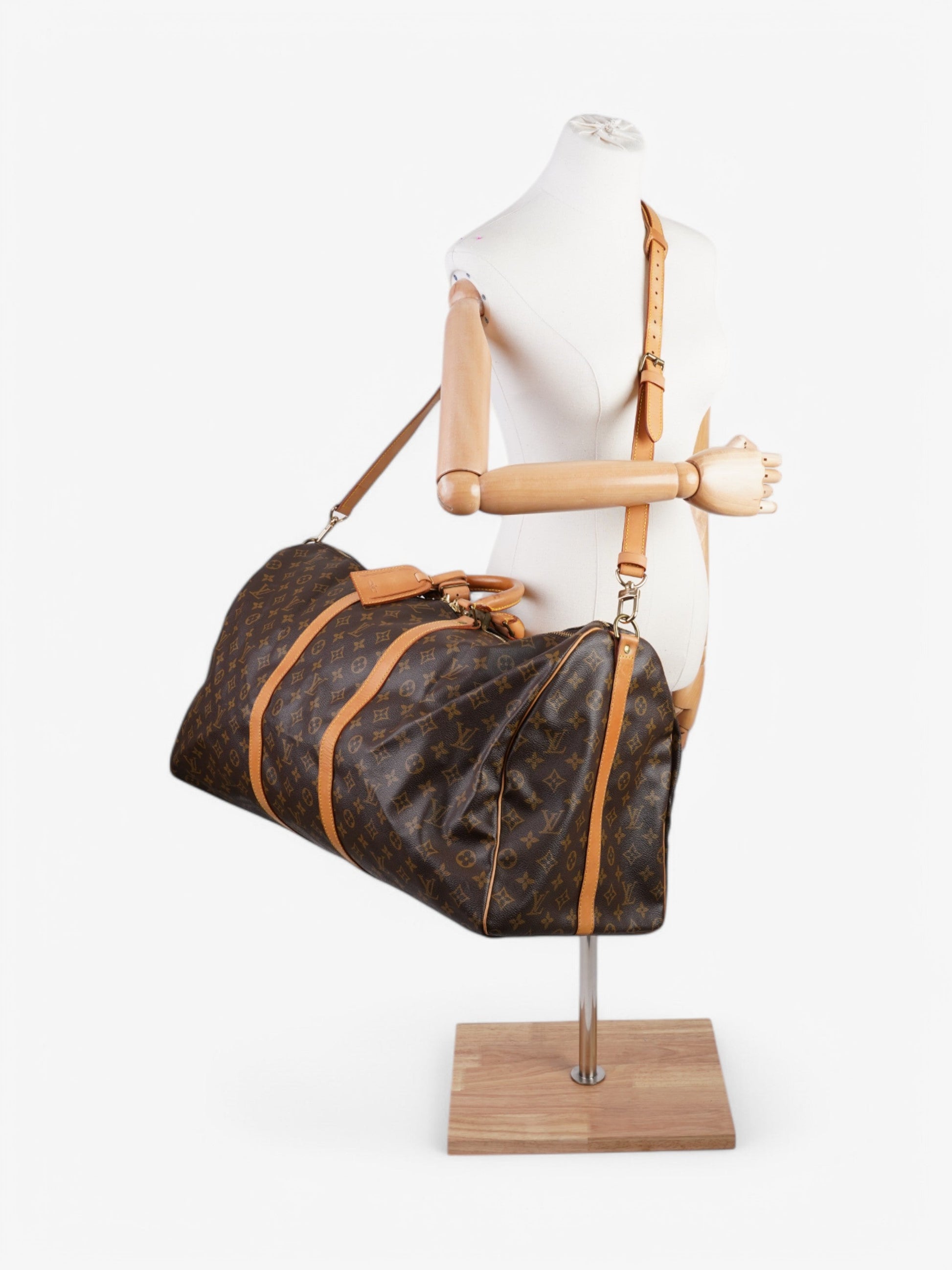 Louis Vuitton Keepall Bandouliere Coated 60 Monogram Canvas Coated Canvas Apparel