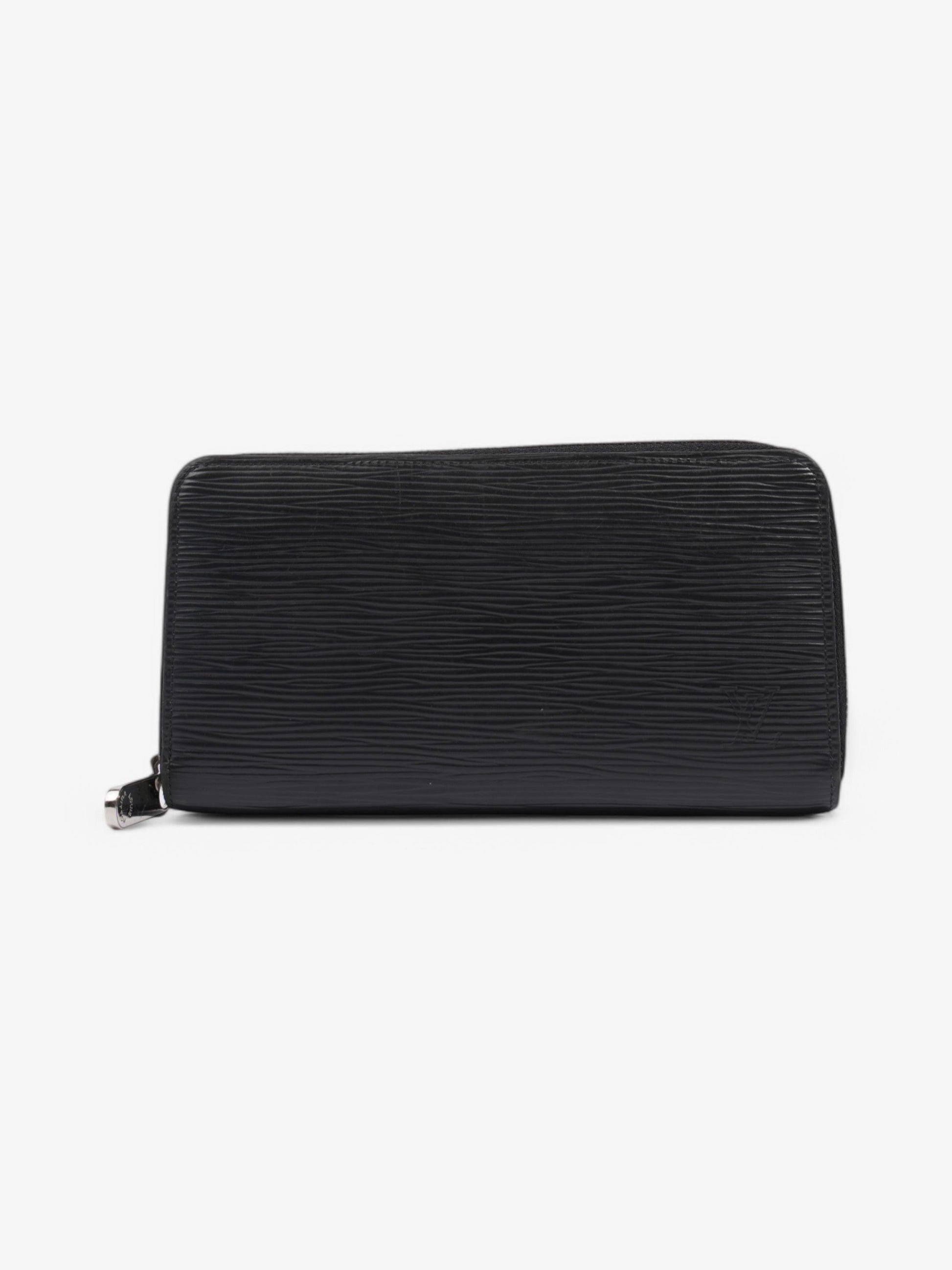 Louis Vuitton Zippy Epi Leather Black Wallet Case Leather 3