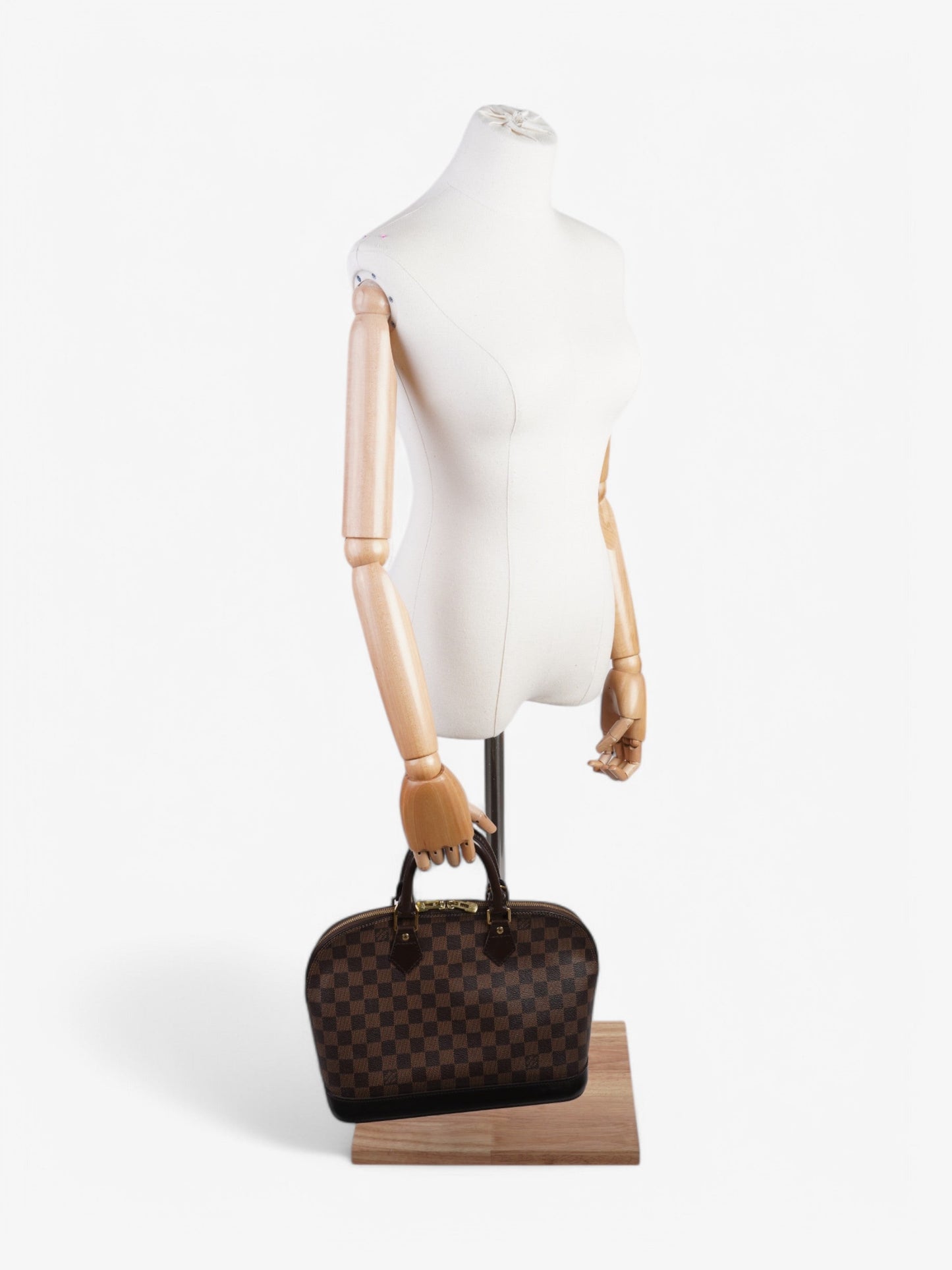 Louis Vuitton Alma Ebene Coated PM Damier Canvas Coated Canvas Apparel Pm 8