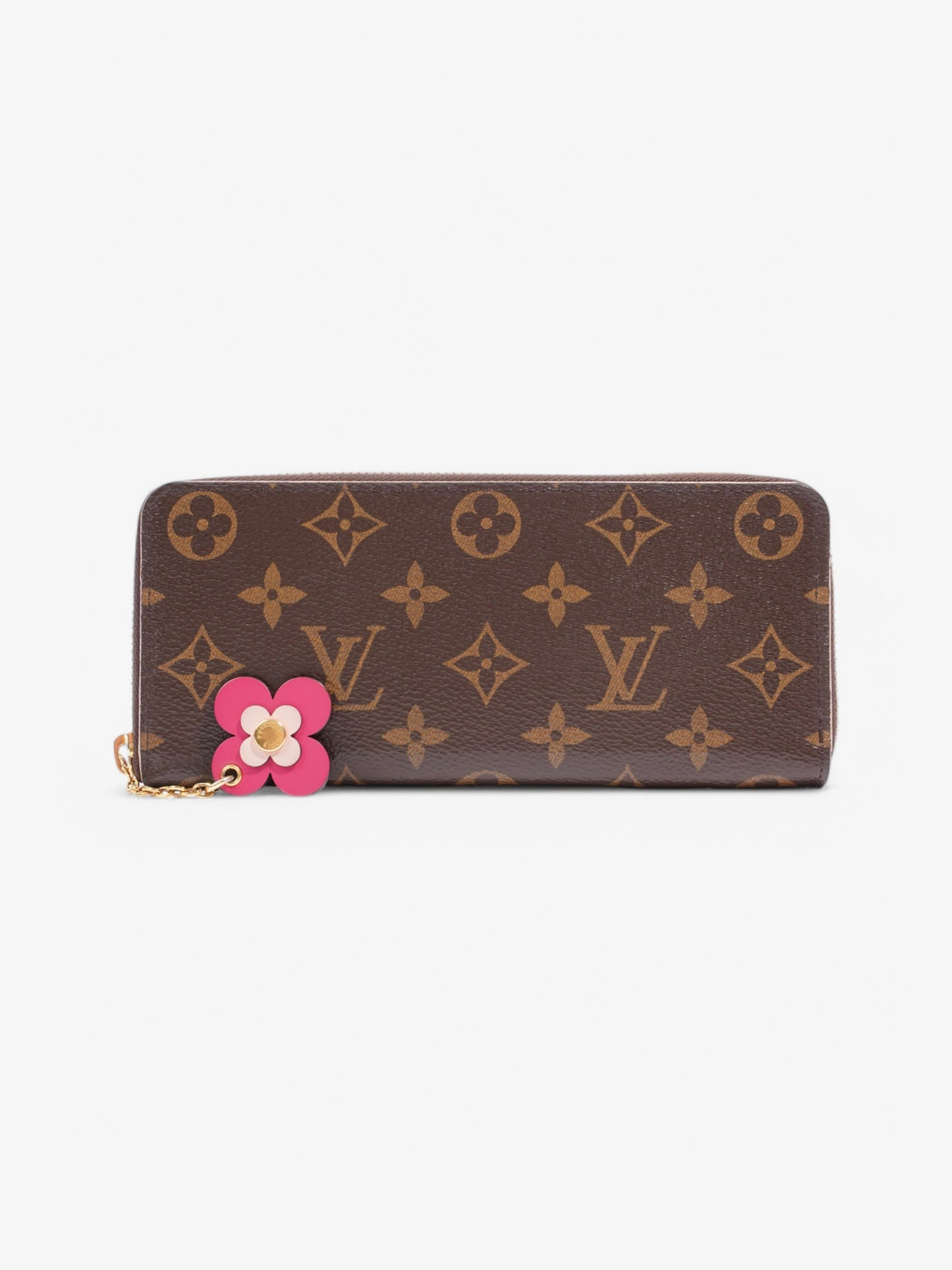 Louis Vuitton Clemence Coated Monogram Canvas Coated Canvas Wallet Case Canvas 14