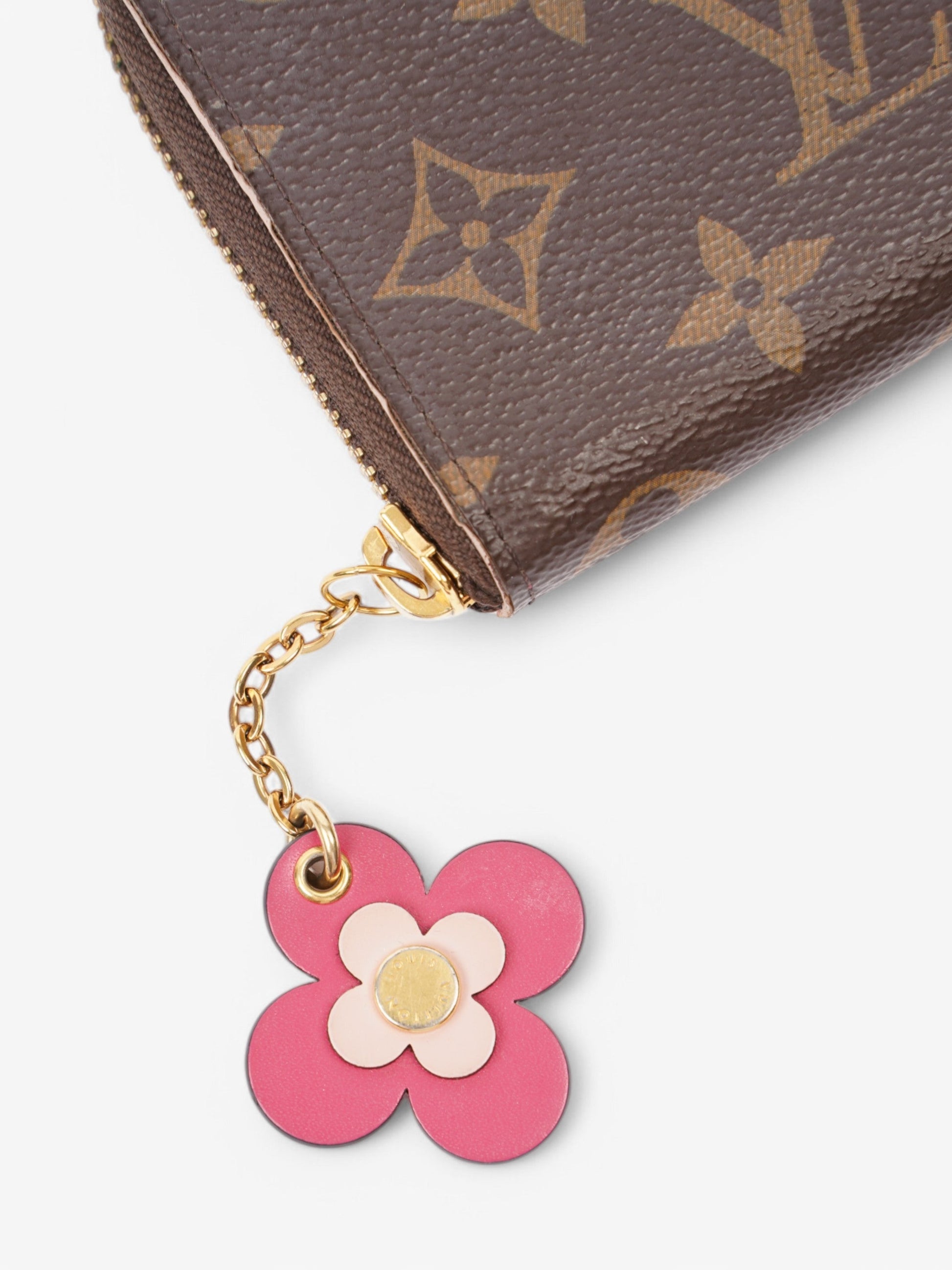 Louis Vuitton Clemence Coated Monogram Canvas Coated Canvas Wallet Case Canvas 16