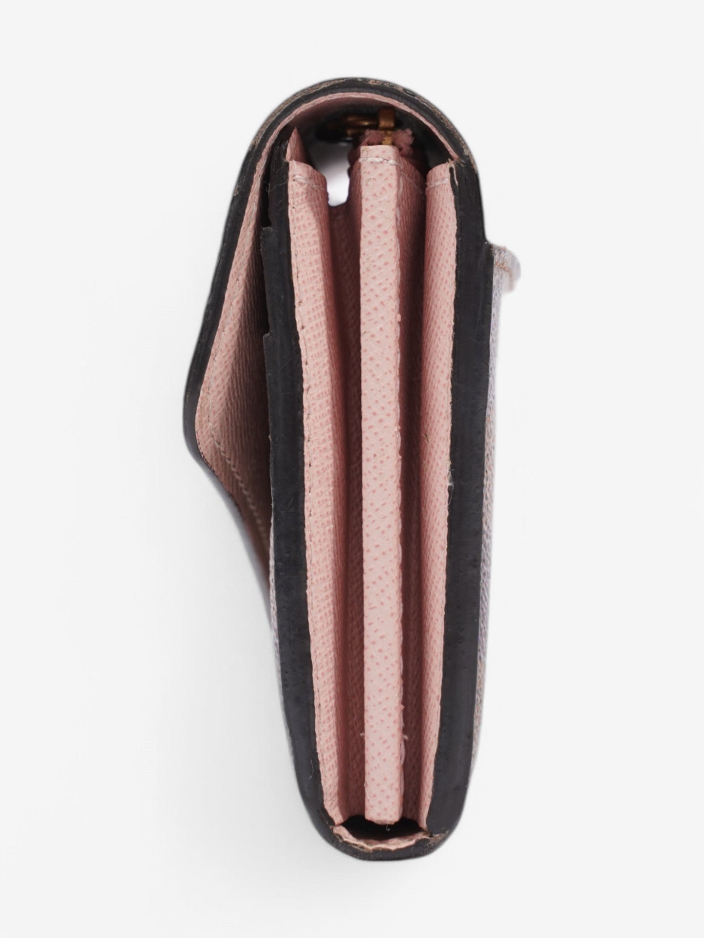 Louis Vuitton Sarah Ebene Coated Canvas Damier Wallet Case