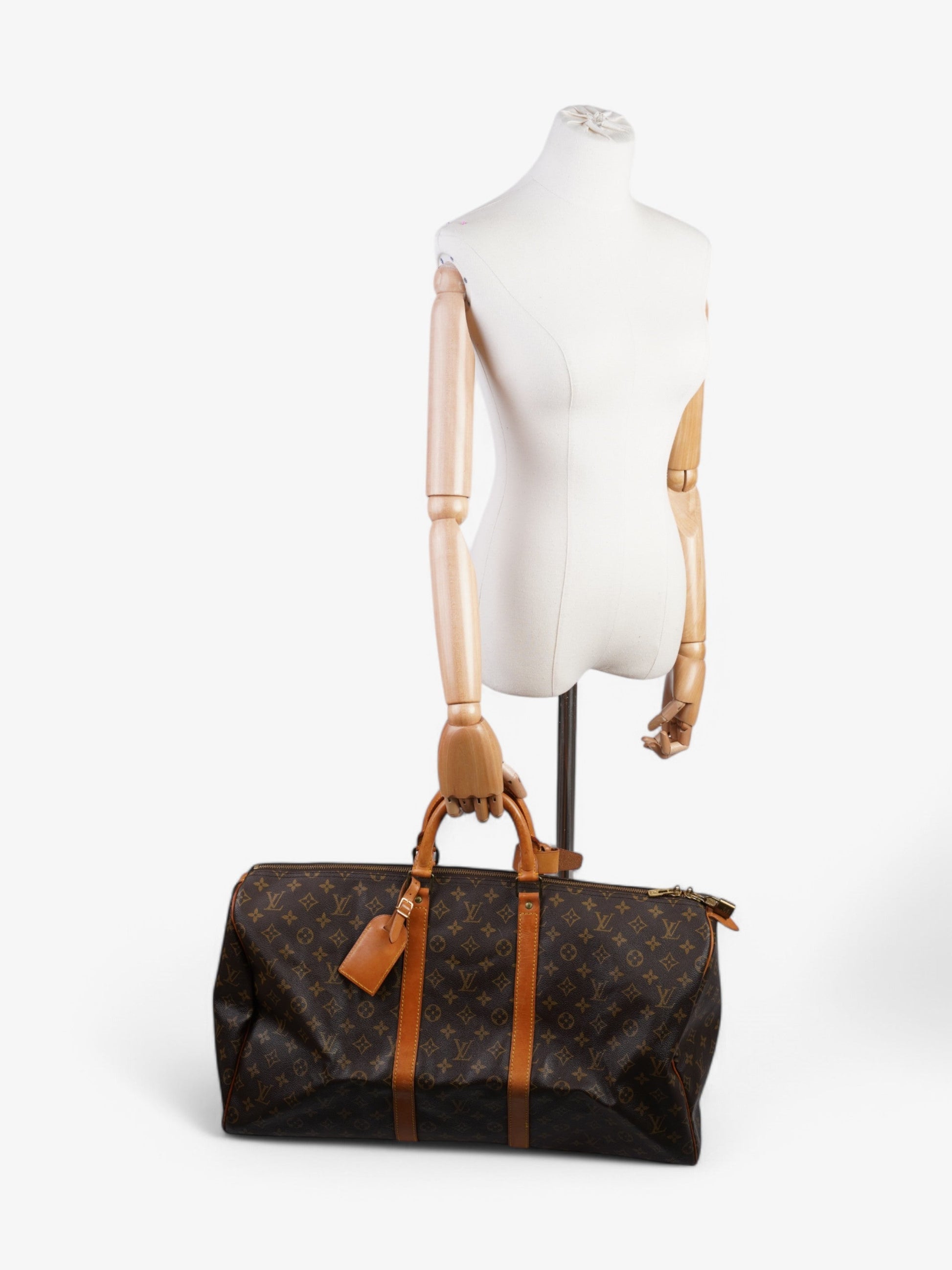 Louis Vuitton Keepall Coated 55 Monogram Canvas Coated Canvas Apparel Canvas 172