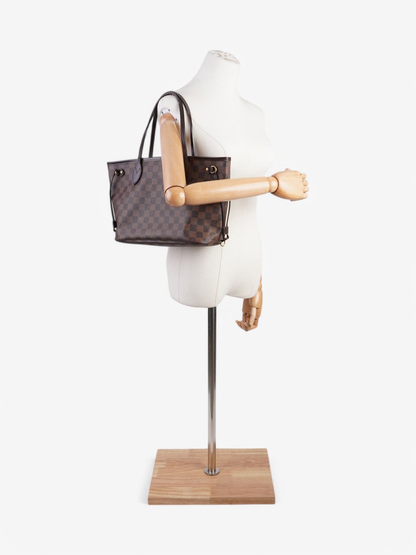 Louis Vuitton Neverfull Ebene Coated PM Damier Canvas Coated Canvas Apparel Mm 57