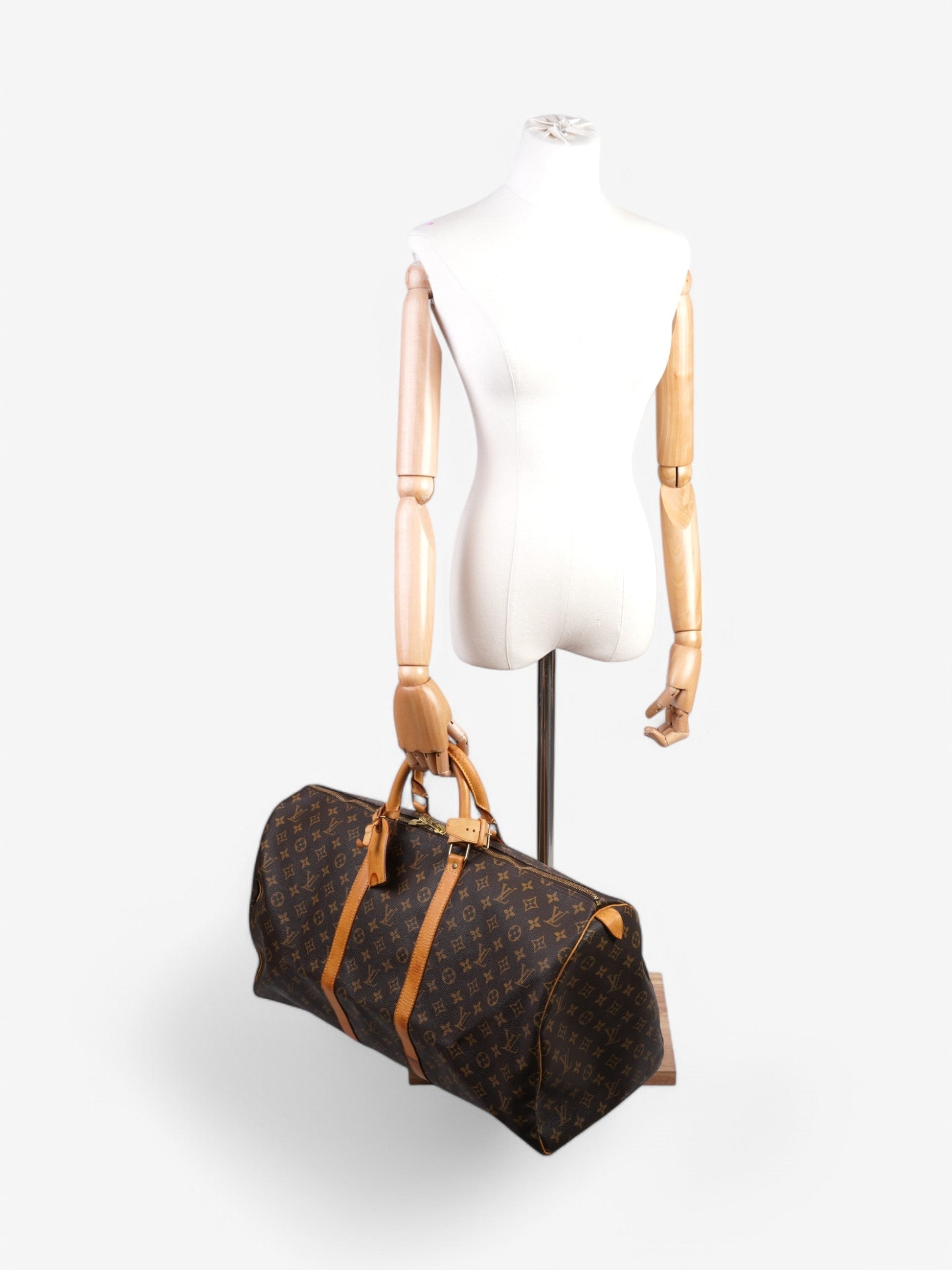 Louis Vuitton Keepall Coated 55 Monogram Canvas Coated Canvas Apparel Canvas 173