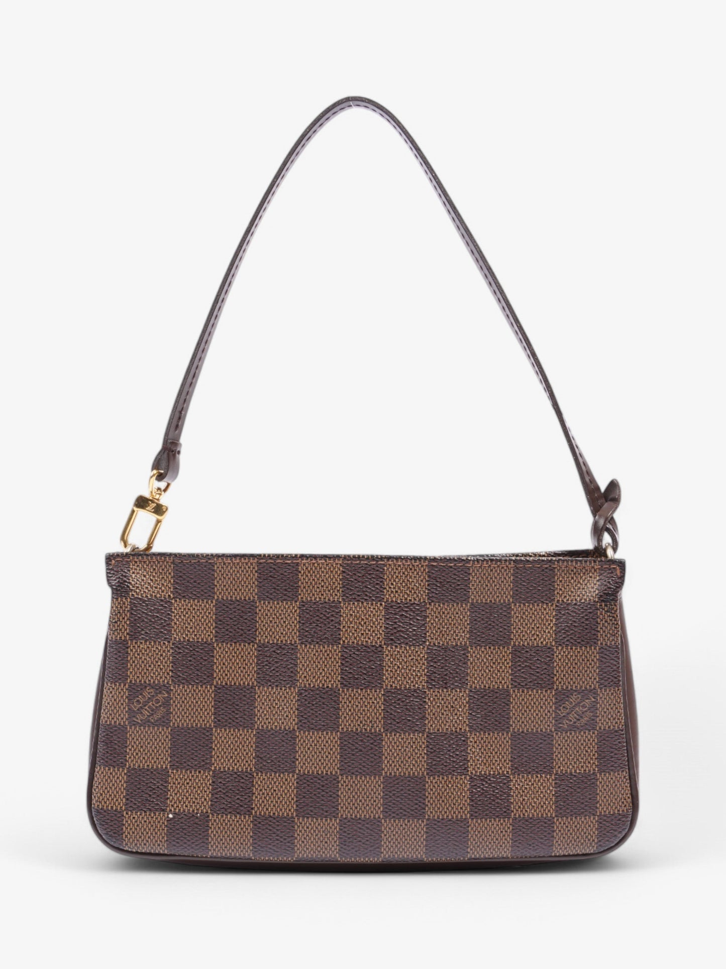 Louis Vuitton Pochette Accessoires Ebene Coated Damier Canvas Coated Canvas Apparel