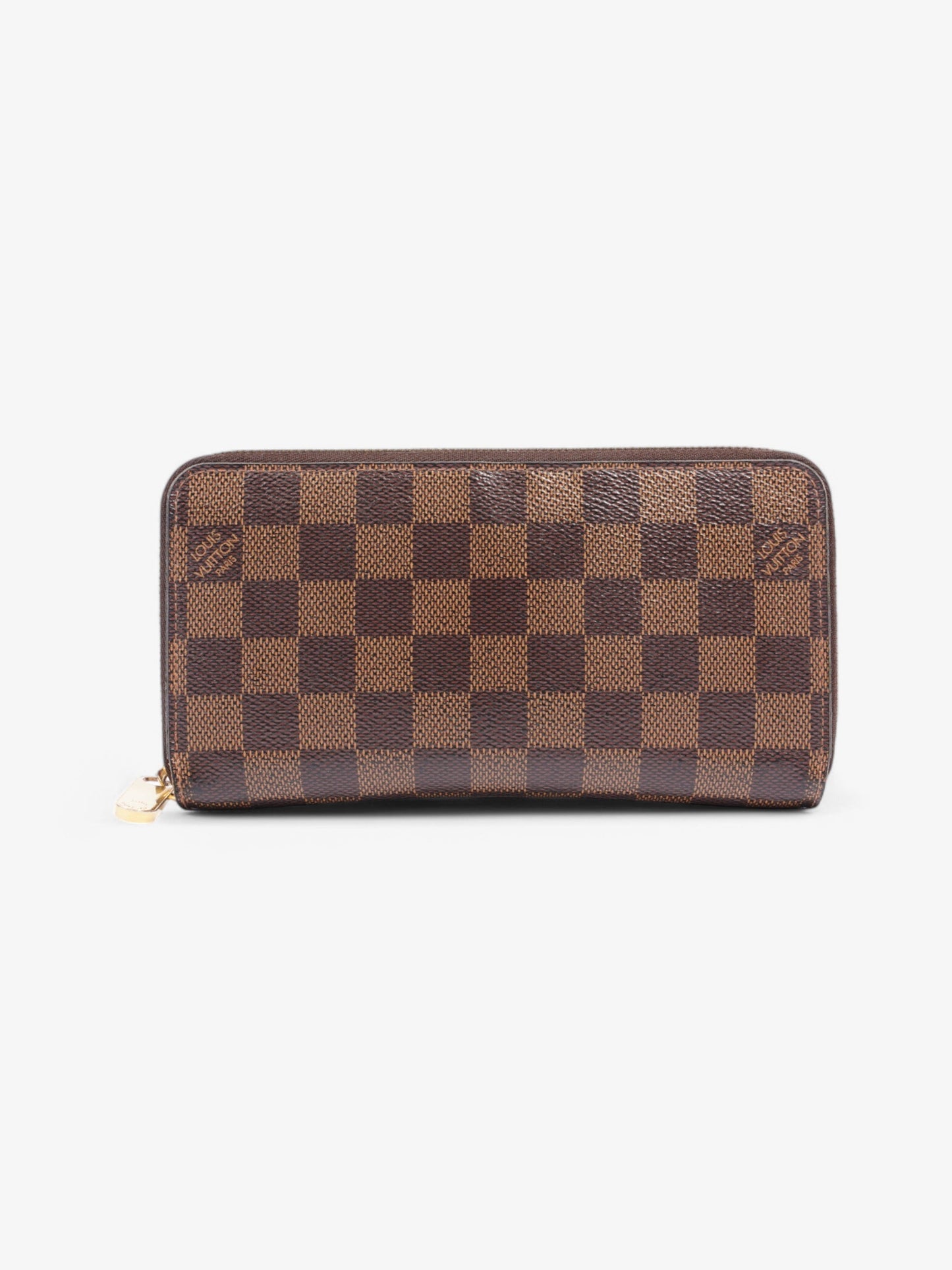 Louis Vuitton Zippy Ebene Coated Damier Canvas Coated Canvas Wallet Case Canvas 8