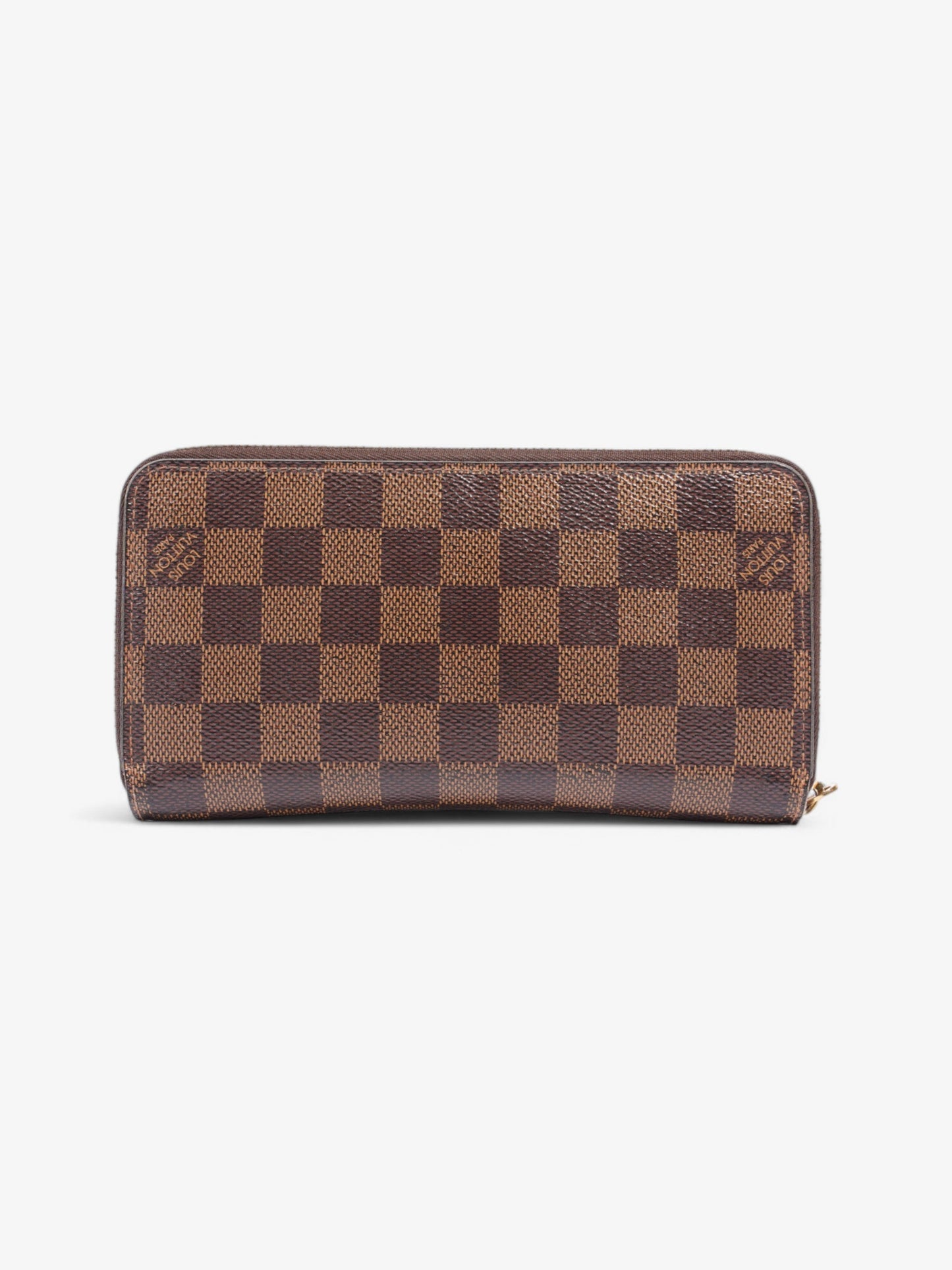 Louis Vuitton Zippy Ebene Coated Damier Canvas Coated Canvas Wallet Case Canvas 8