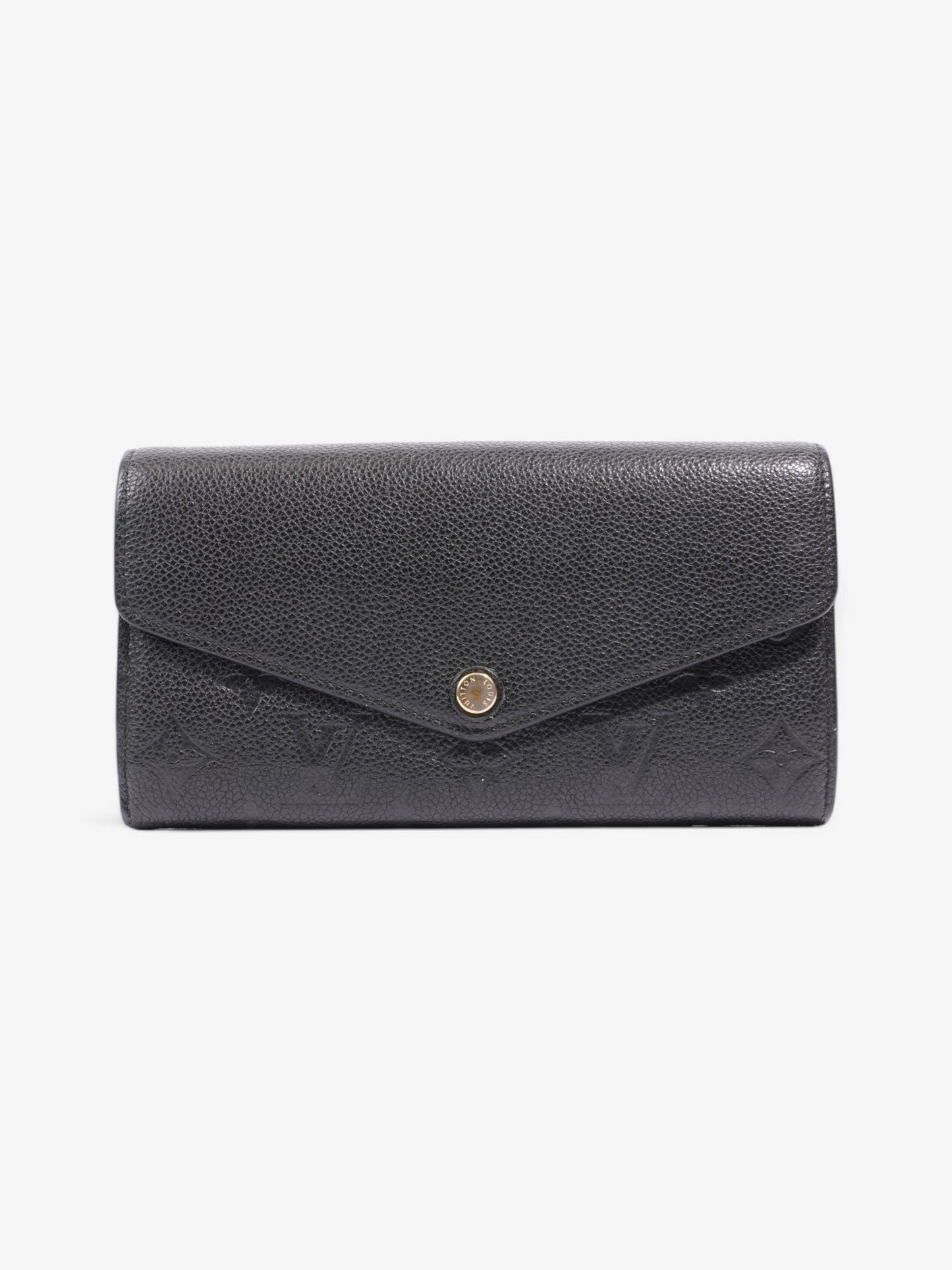 Louis Vuitton Sarah Black Leather Empreinte Wallet Case Leather 5