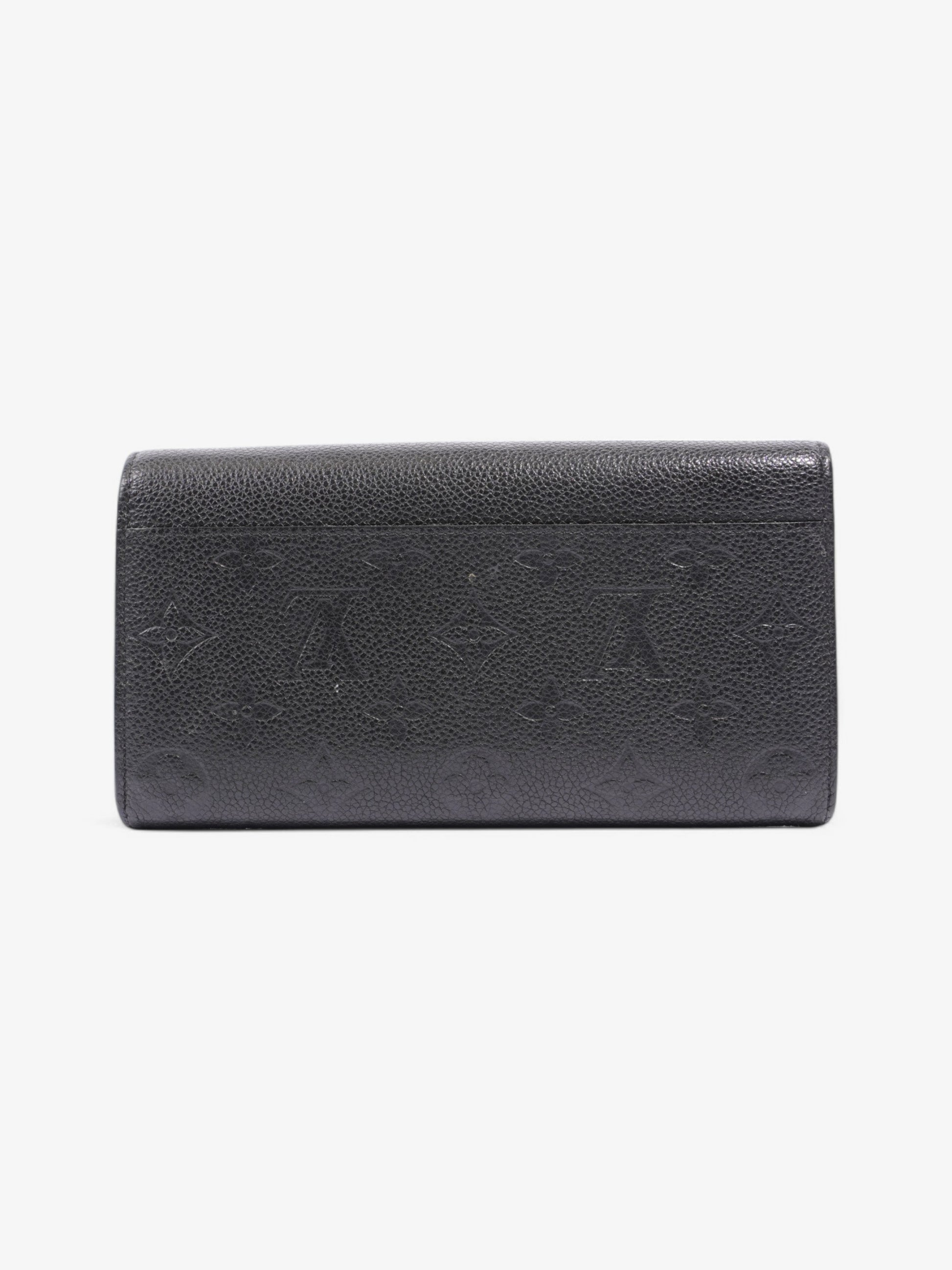 Louis Vuitton Sarah Black Leather Empreinte Wallet Case Leather 5