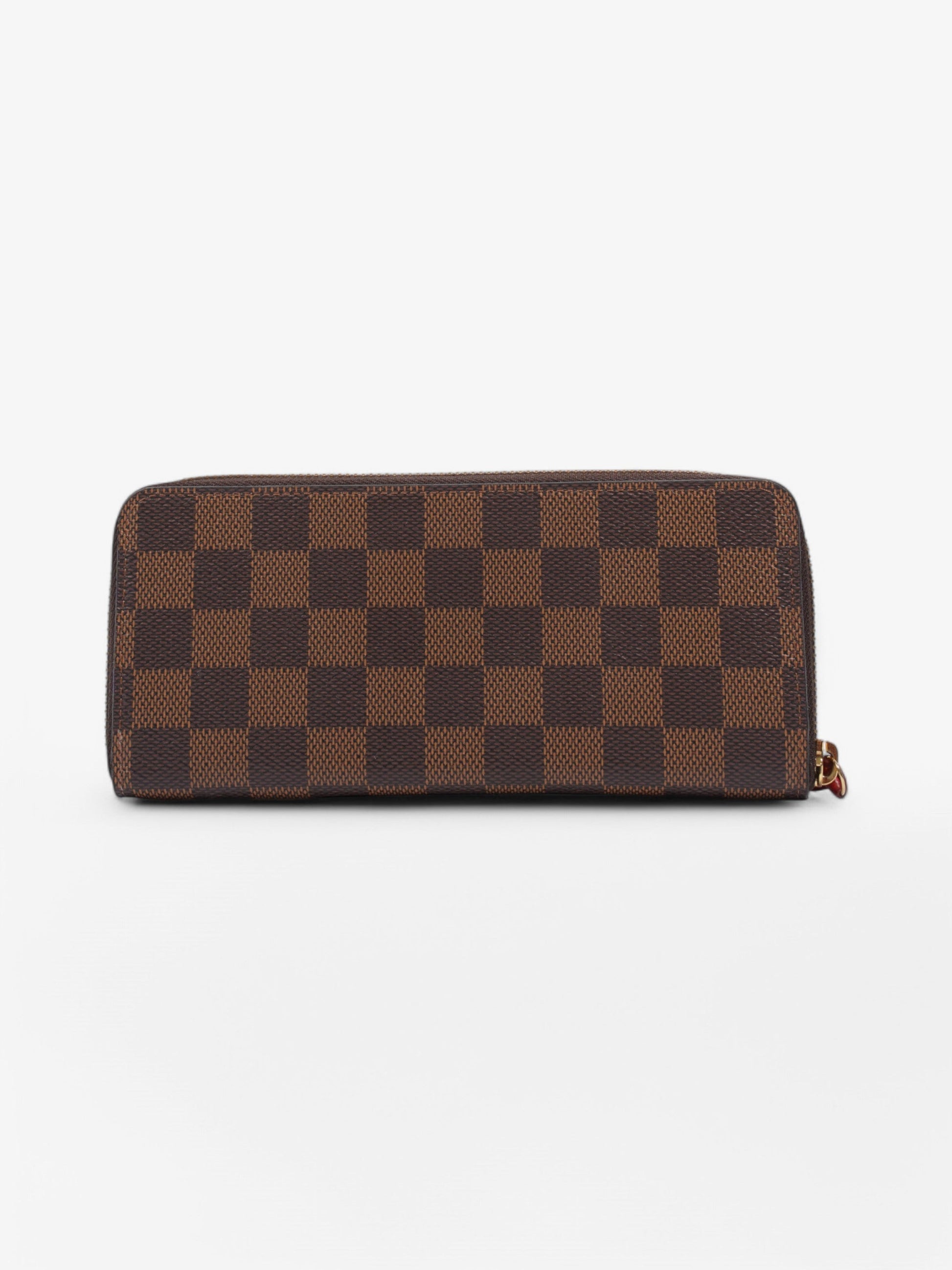 Louis Vuitton Clemence Ebene Coated Damier Canvas Coated Canvas Wallet Case