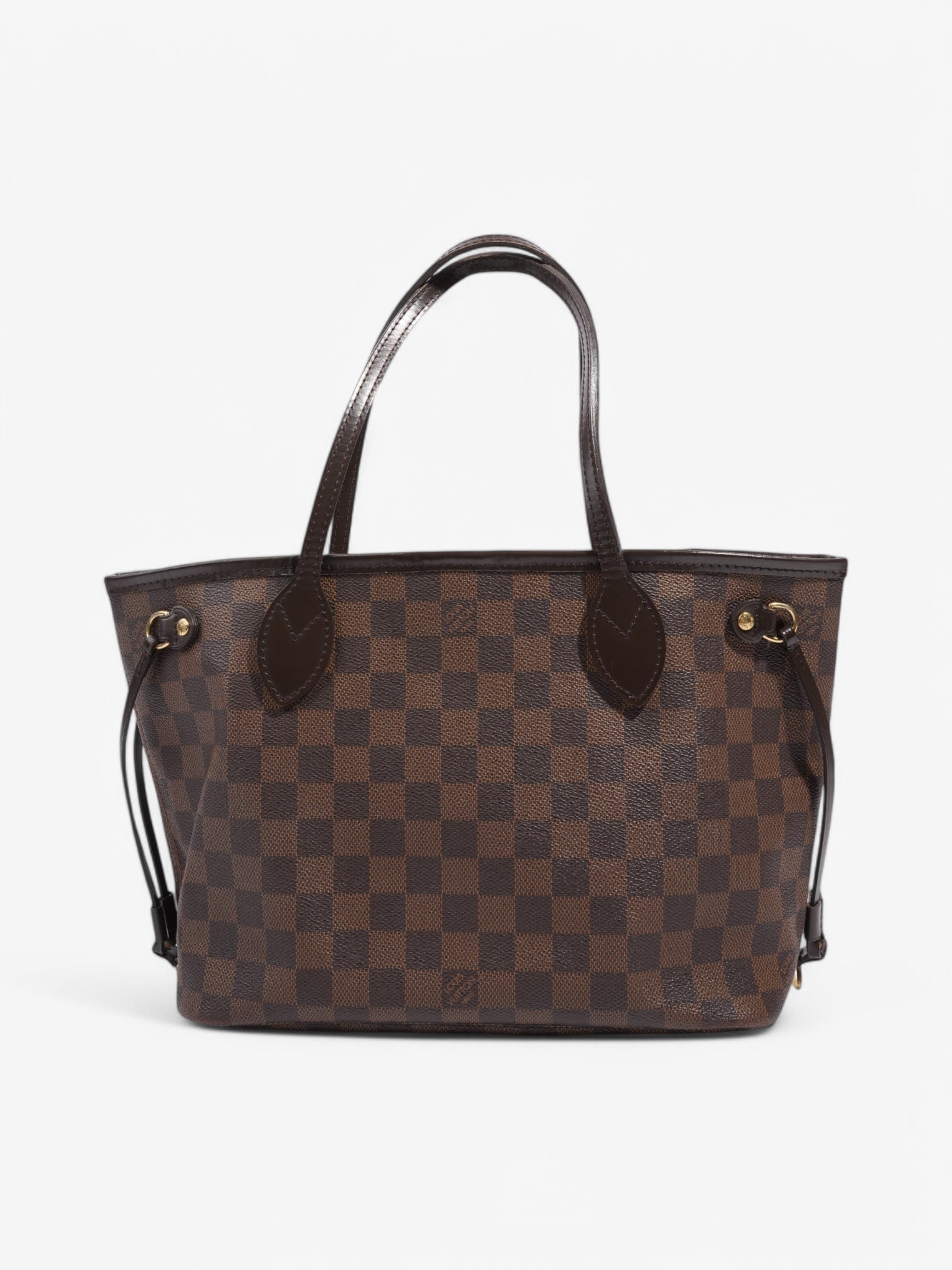 Louis Vuitton Neverfull Ebene Coated MM Damier Canvas Coated Canvas Apparel Mm 56