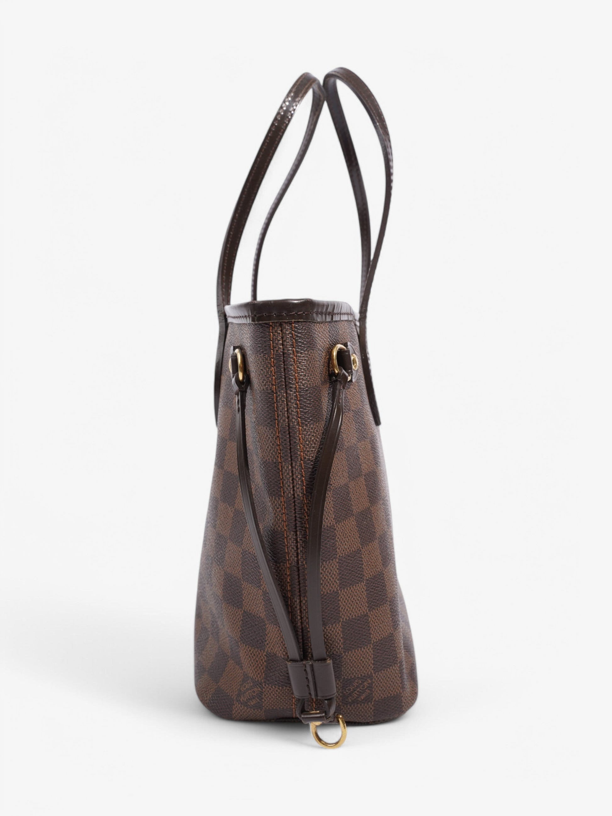 Louis Vuitton Neverfull Ebene Coated MM Damier Canvas Coated Canvas Apparel Mm 56