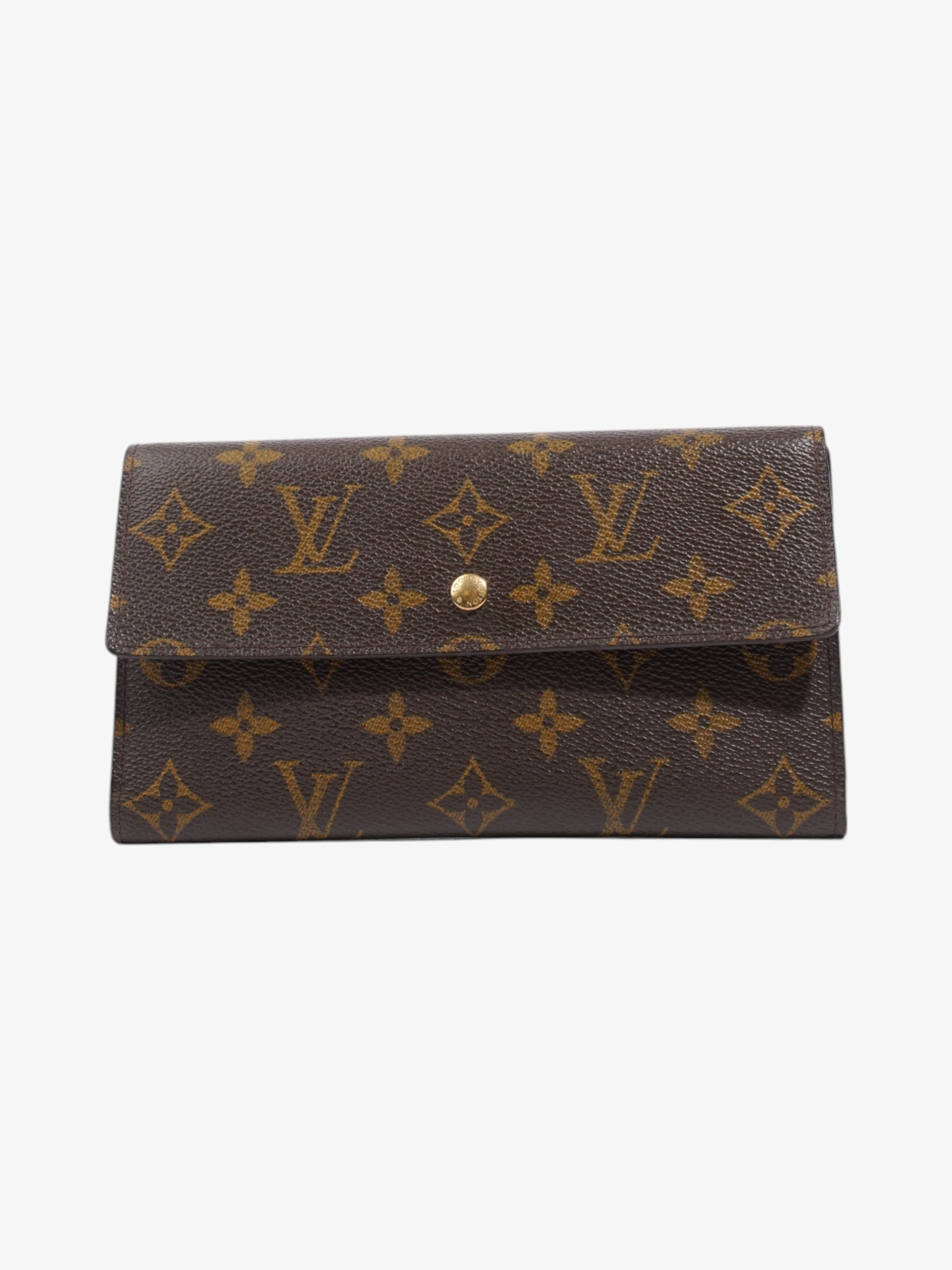 Louis Vuitton Emilie Coated Monogram Canvas Coated Canvas Wallet Case
