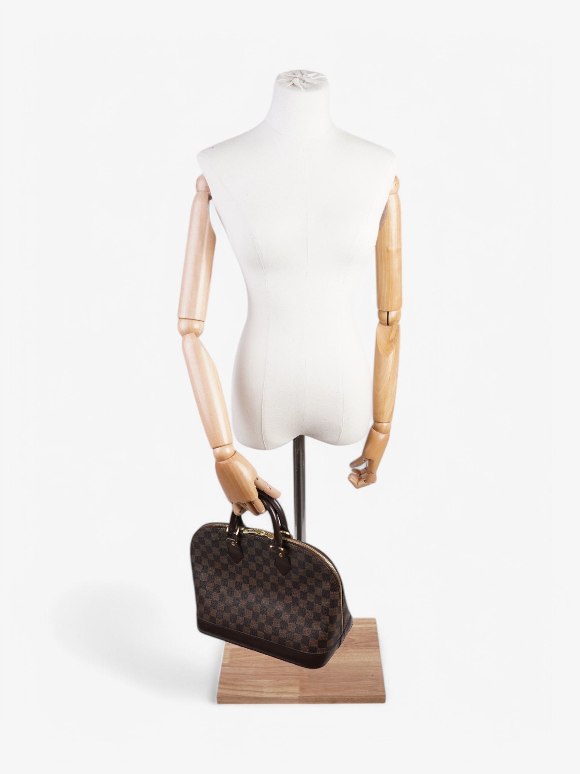 Louis Vuitton Alma Ebene Coated PM Damier Canvas Coated Canvas Apparel Pm 5