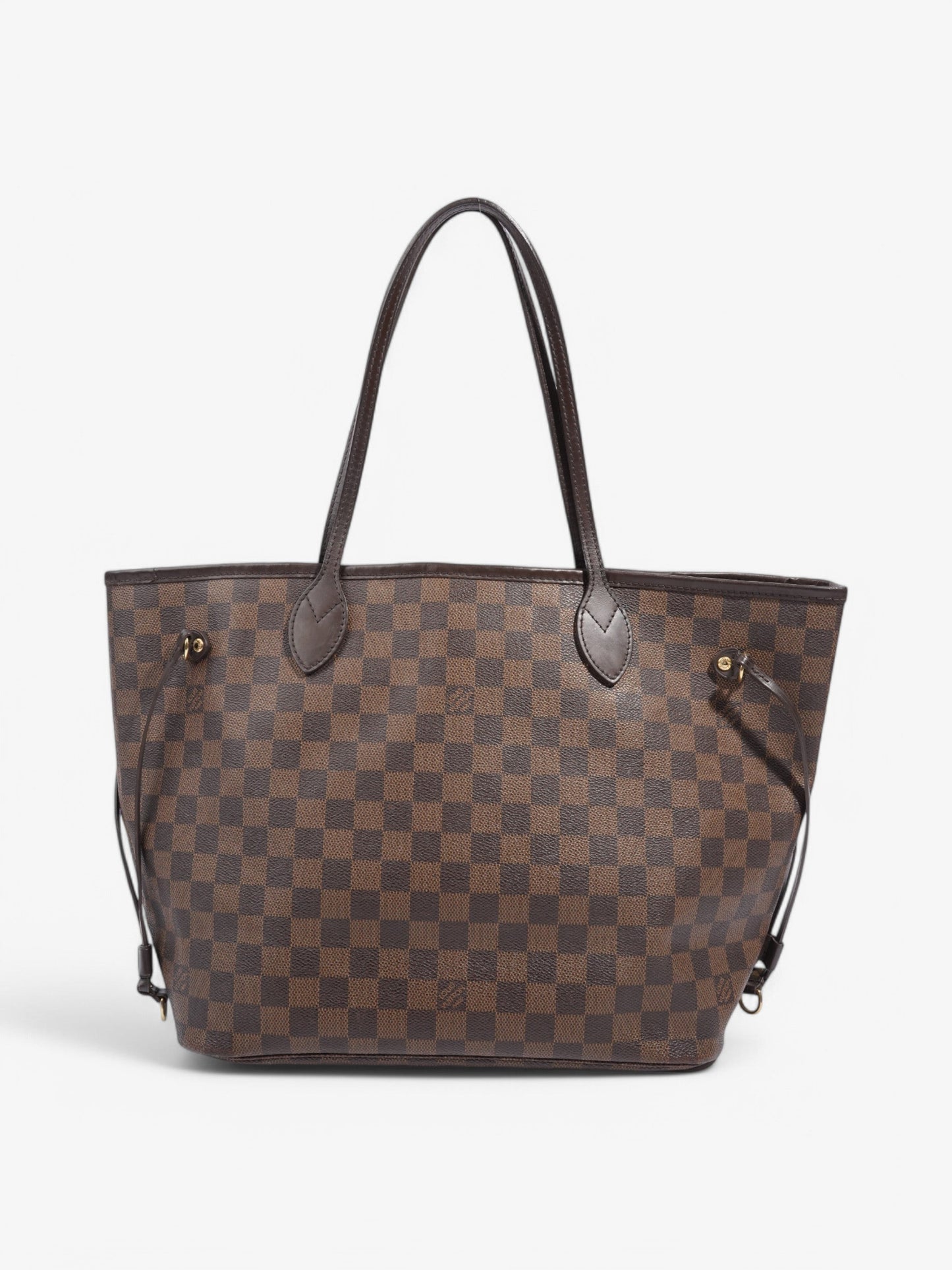 Louis Vuitton Neverfull Ebene Coated MM Damier Canvas Coated Canvas Apparel Mm 50
