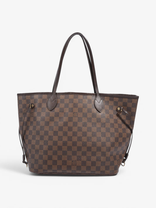 Louis Vuitton Neverfull Ebene Coated MM Damier Canvas Coated Canvas Apparel Mm 50