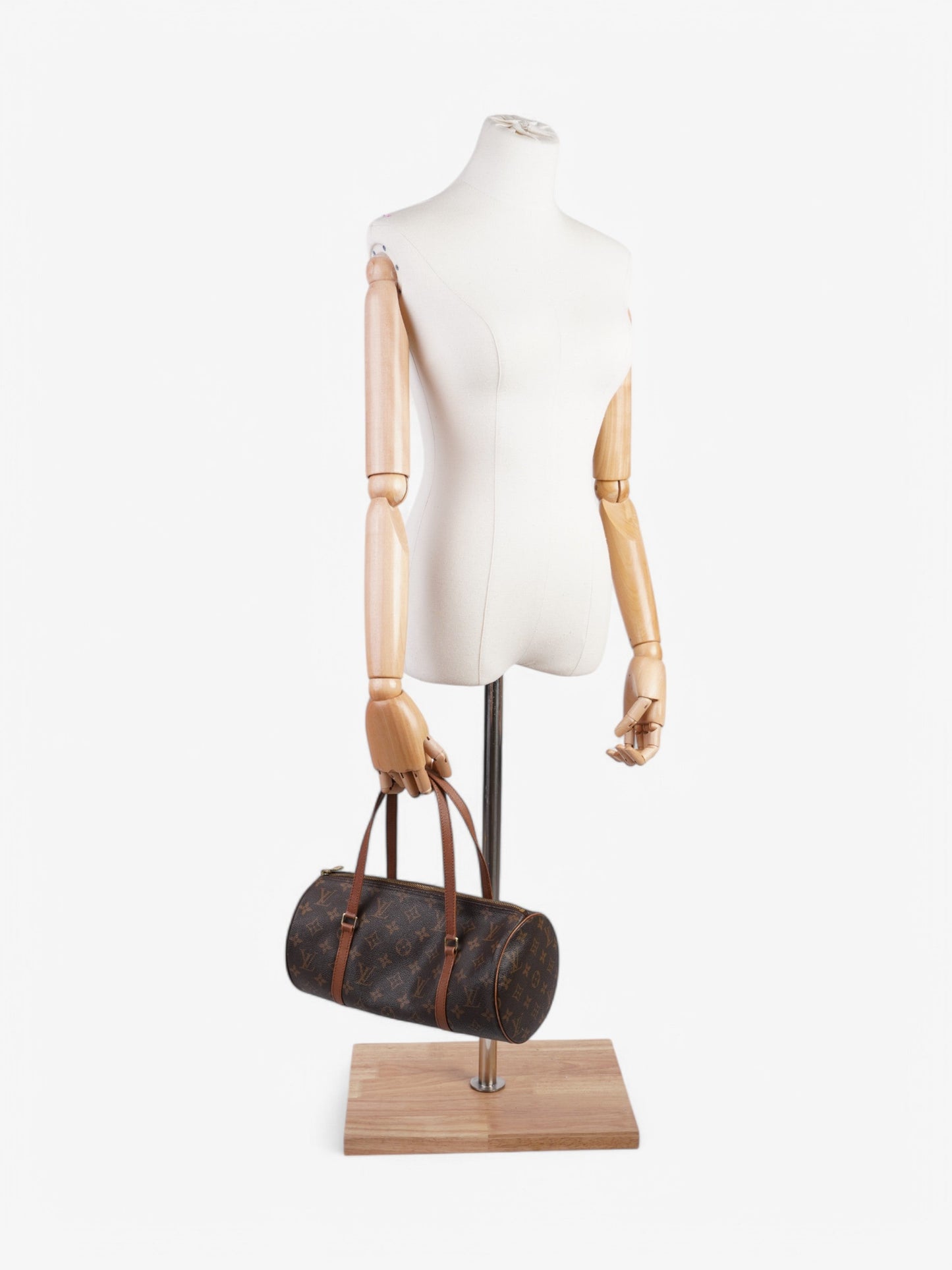 Louis Vuitton Papillon Ebene Coated 30 Damier Canvas Coated Canvas Apparel Canvas 50