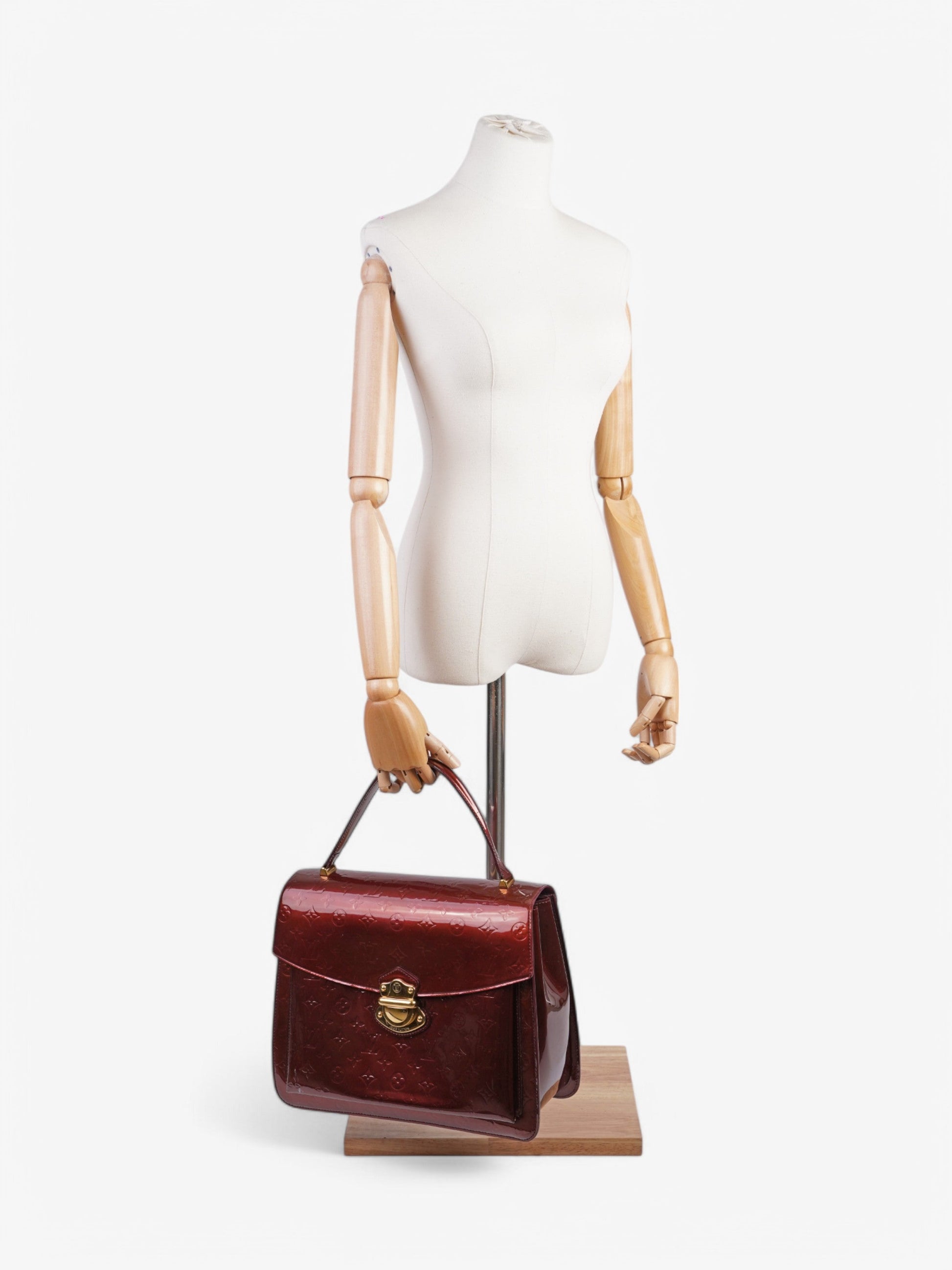 Louis Vuitton Mirada Amarante Vernis Leather Handbag
