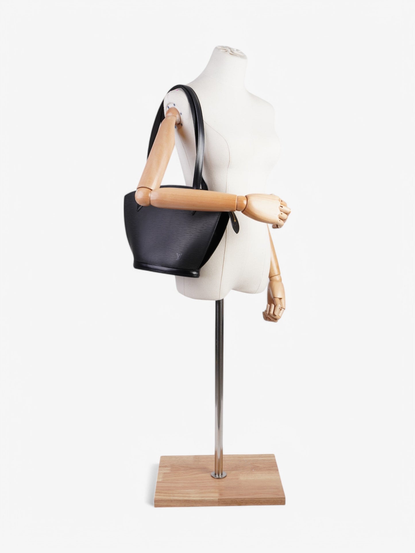 Louis Vuitton Saint Jacques Black Leather Epi Handbag