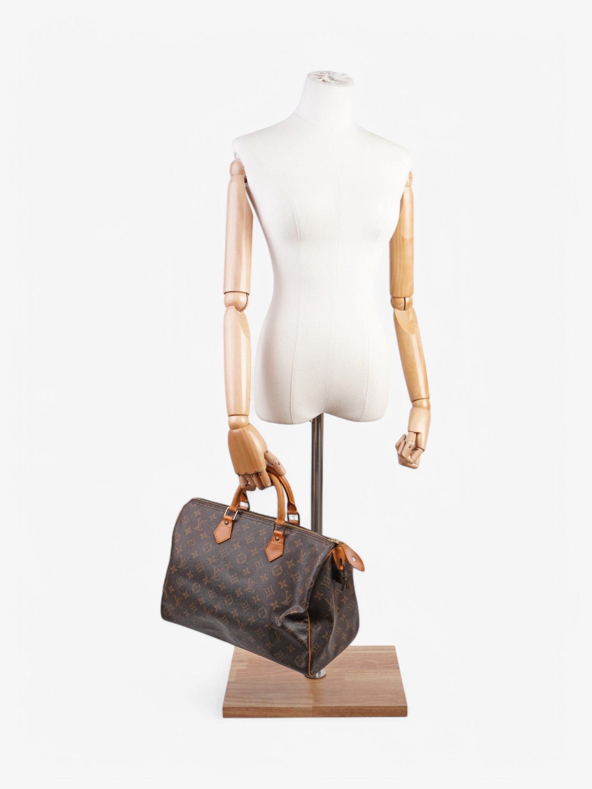 Louis Vuitton Speedy Coated 35 Monogram Canvas Coated Canvas Apparel Canvas 209