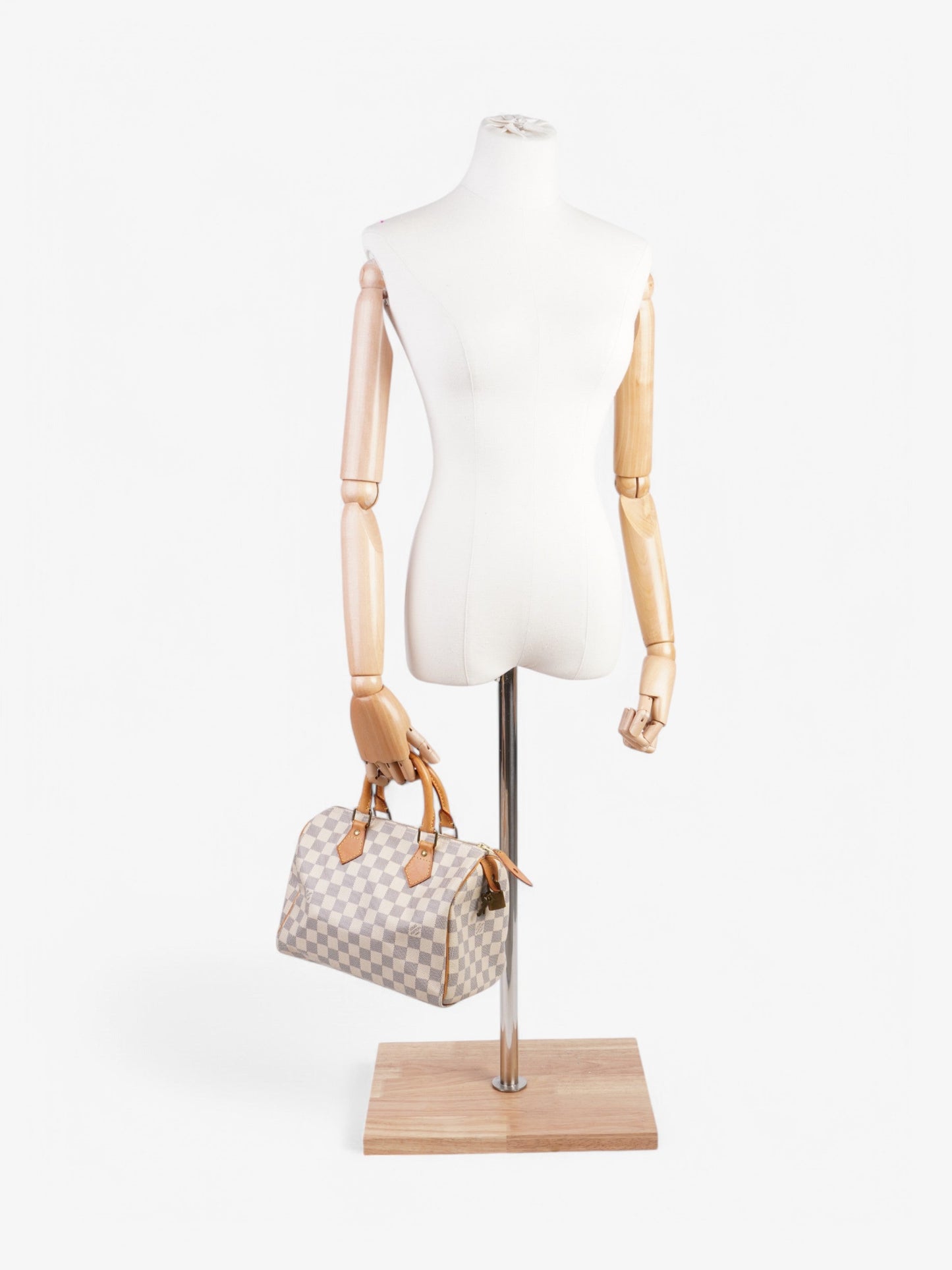 Louis Vuitton Speedy Azur Coated 25 Canvas Coated Canvas Damier Apparel