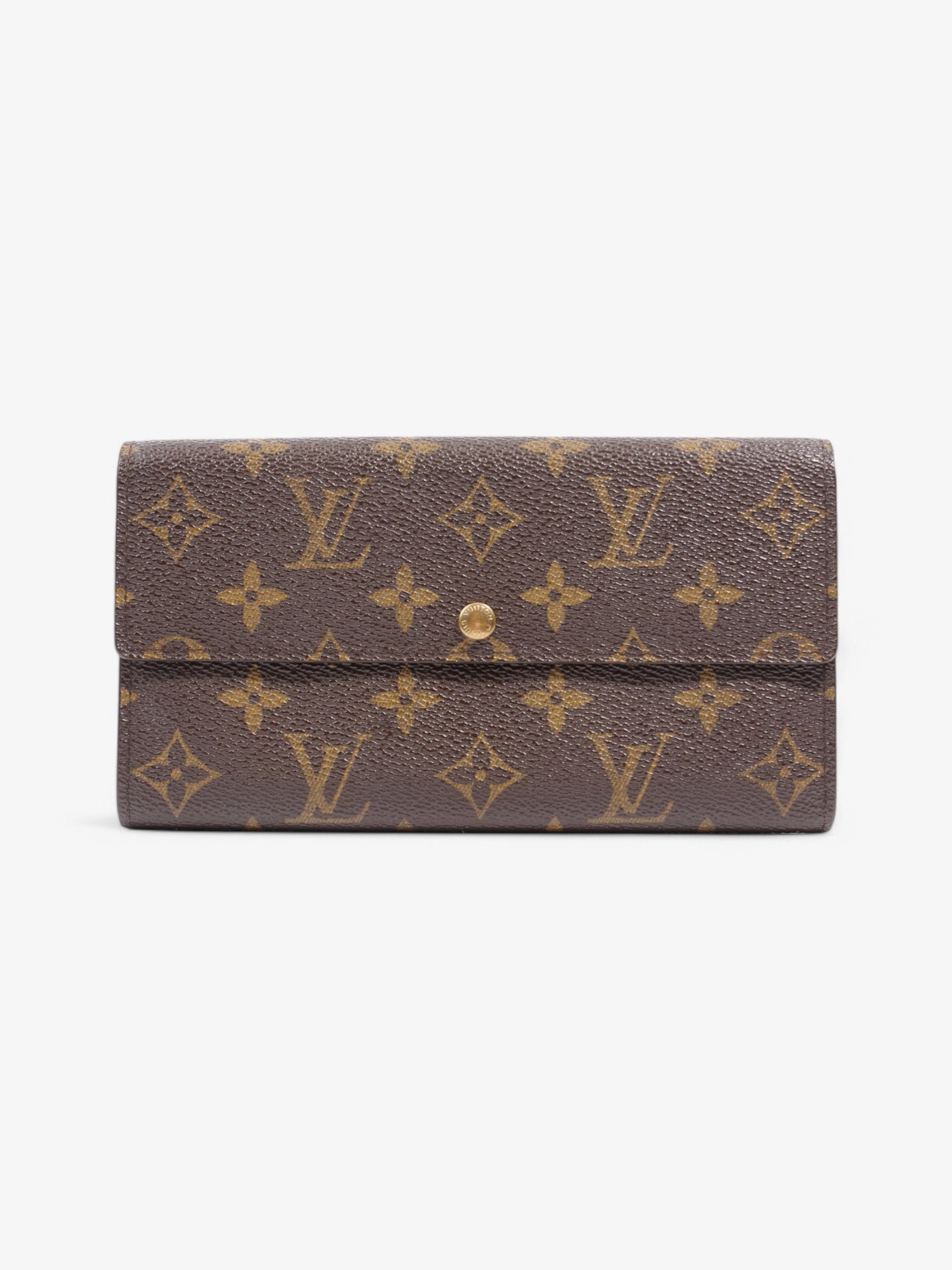 Louis Vuitton Pochette Porte Monecredit Coated Monogram Canvas Coated Canvas Apparel