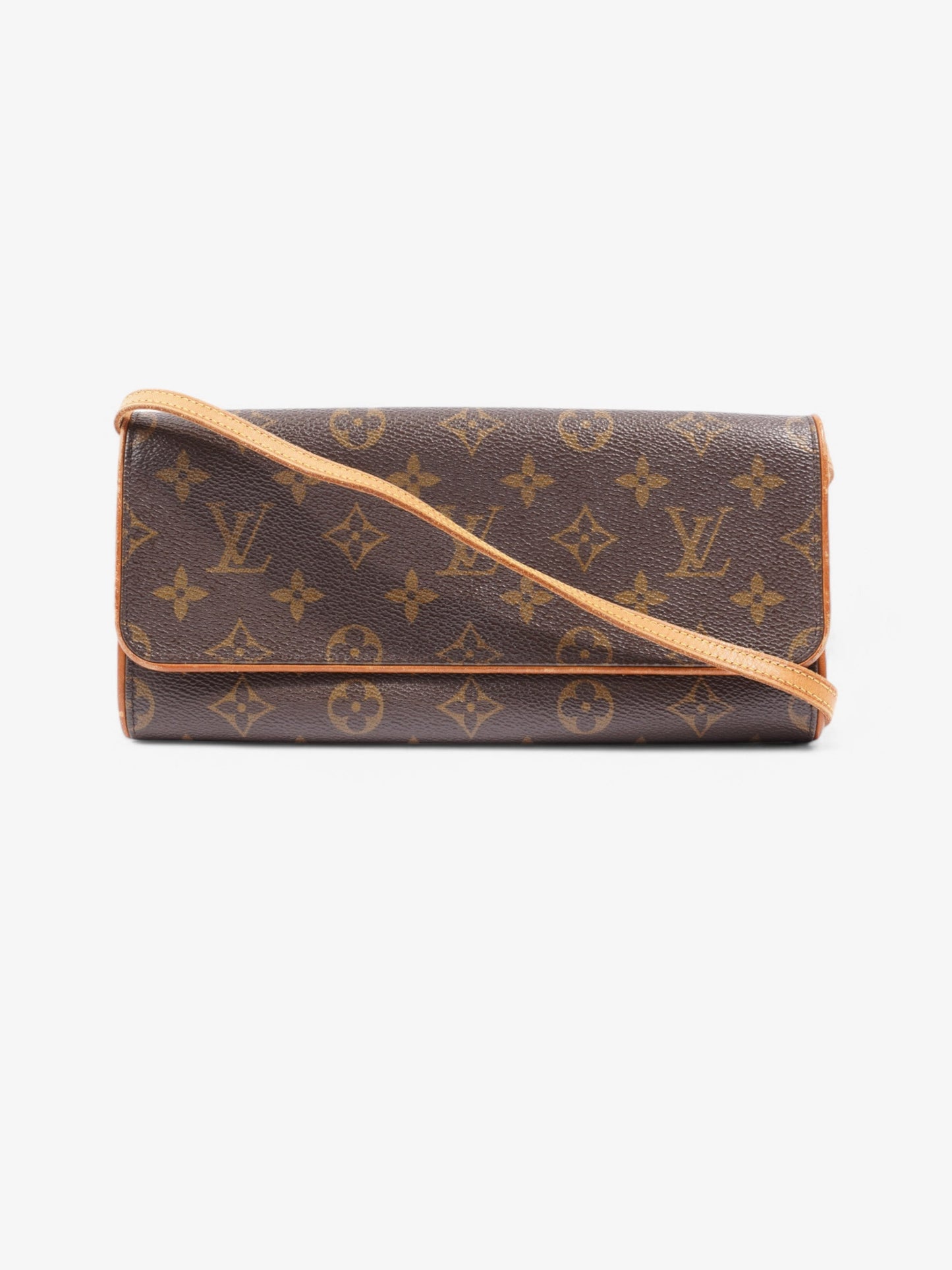 Louis Vuitton Twin Pochette Coated Monogram GM Canvas Coated Canvas Apparel Gm 21
