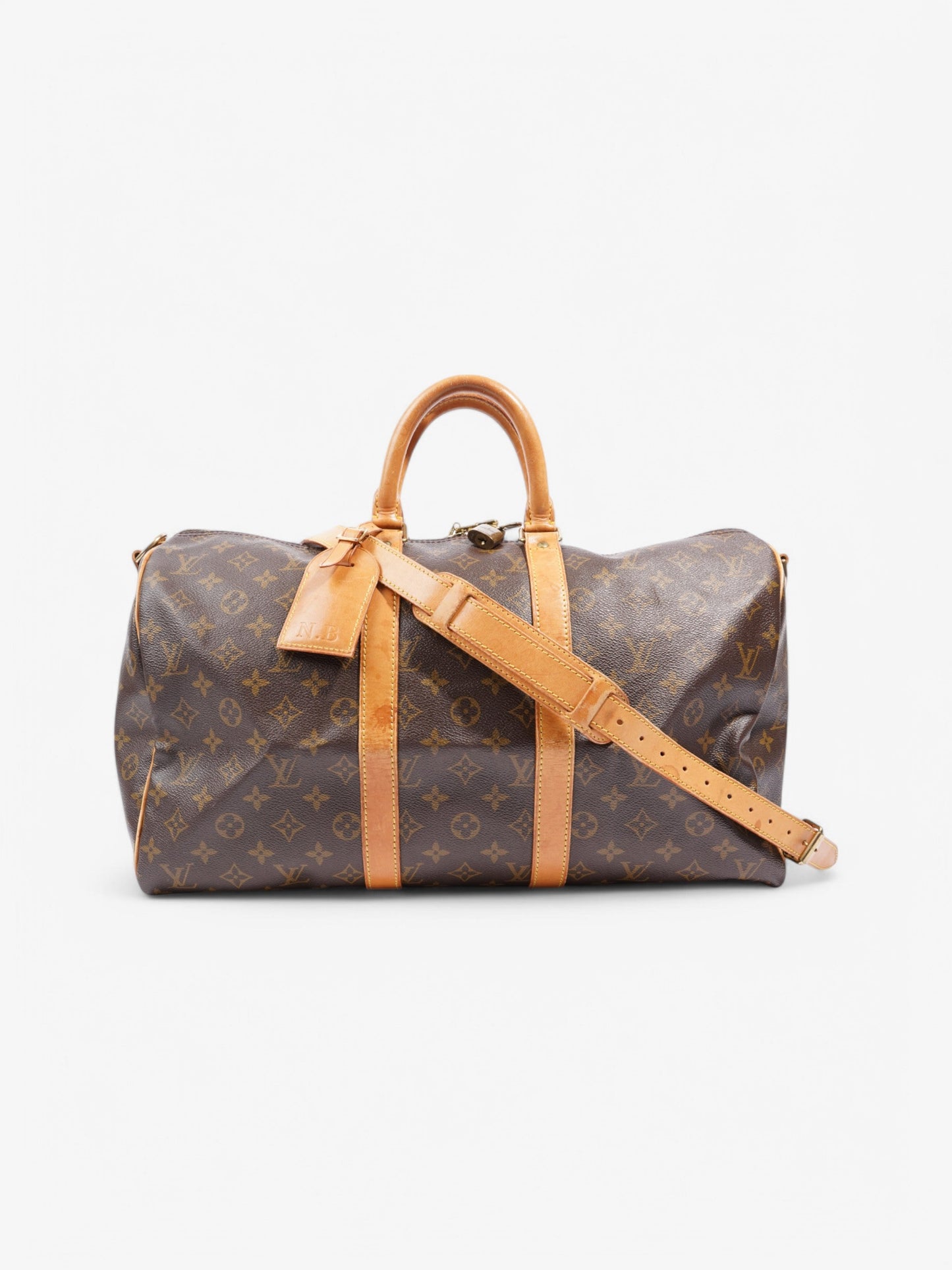 Louis Vuitton Keepall Bandouliere Coated 45 Monogram Canvas Coated Canvas Apparel Canvas 47